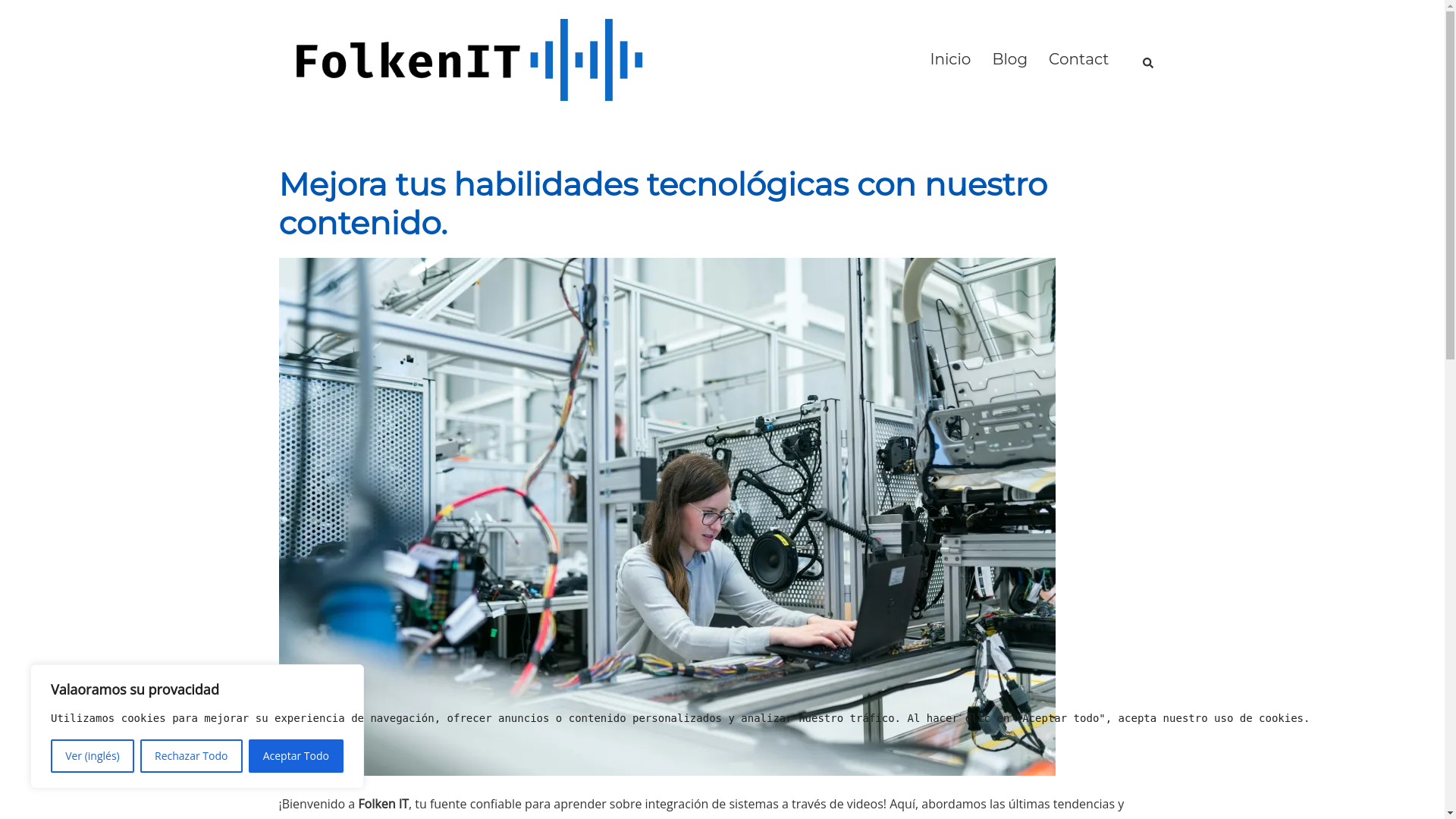 website screenshot of https://folken-it.net/