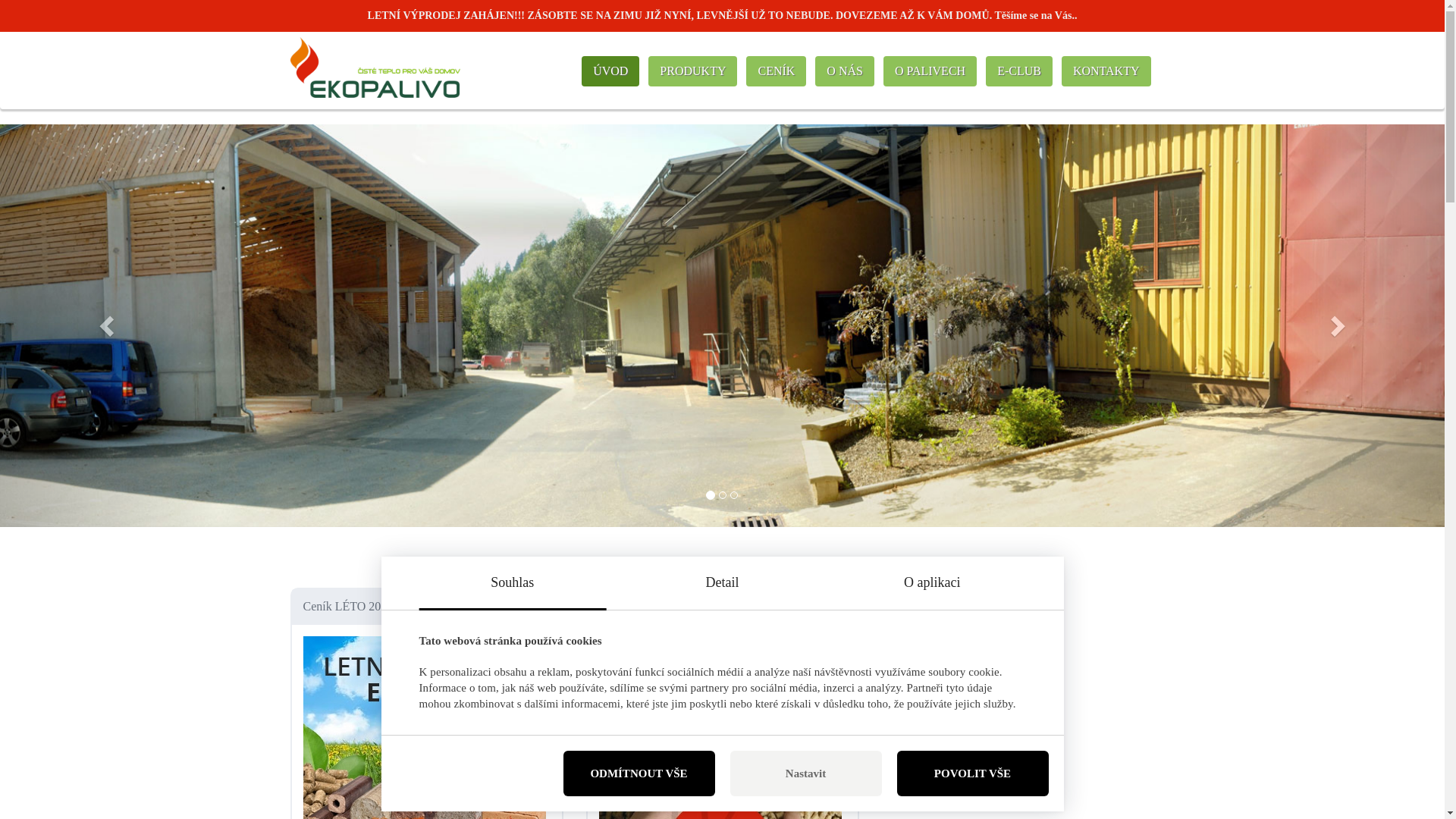 website screenshot of https://ekopalivo.info/