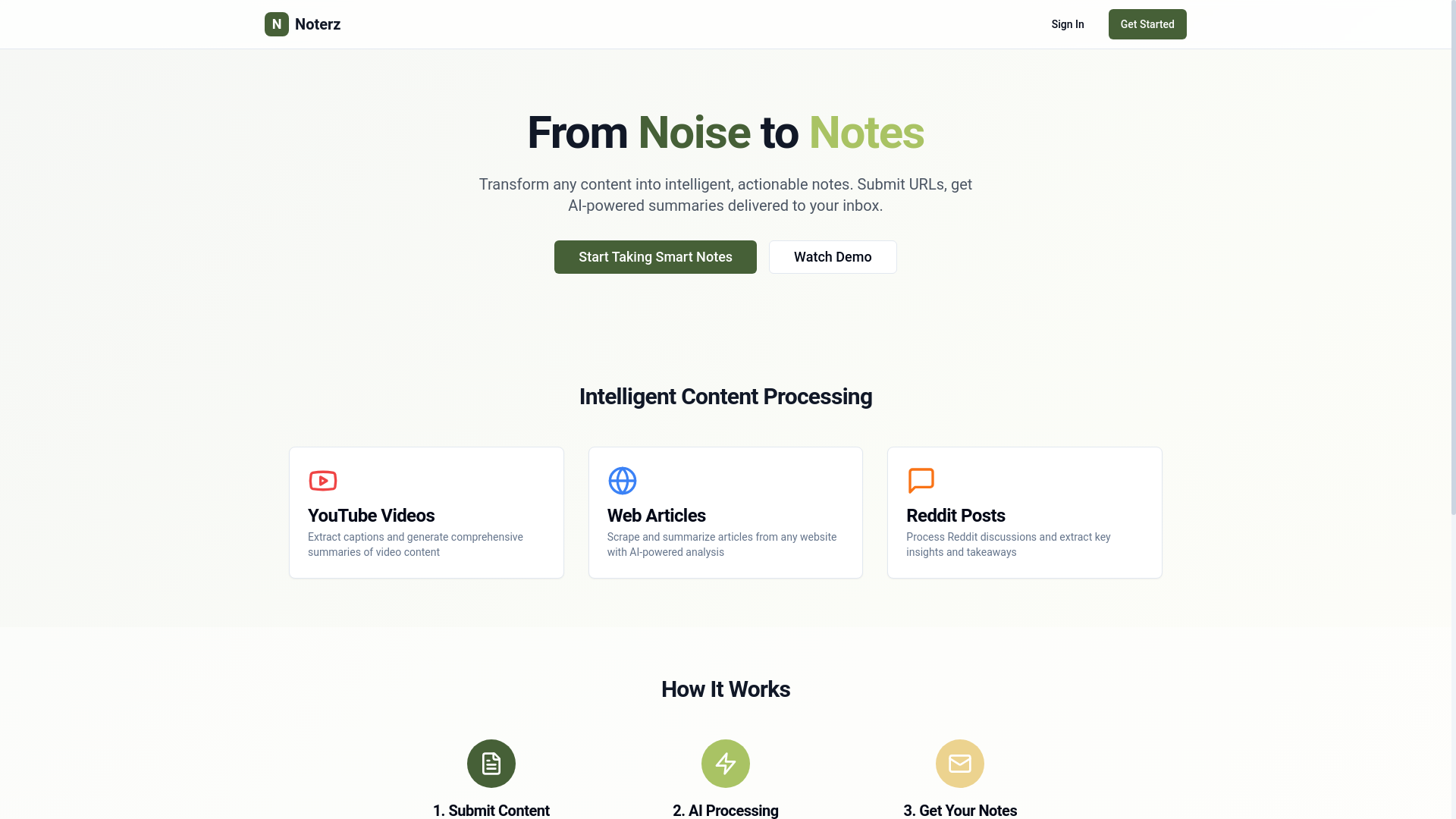 website screenshot of https://noterz.pages.dev/