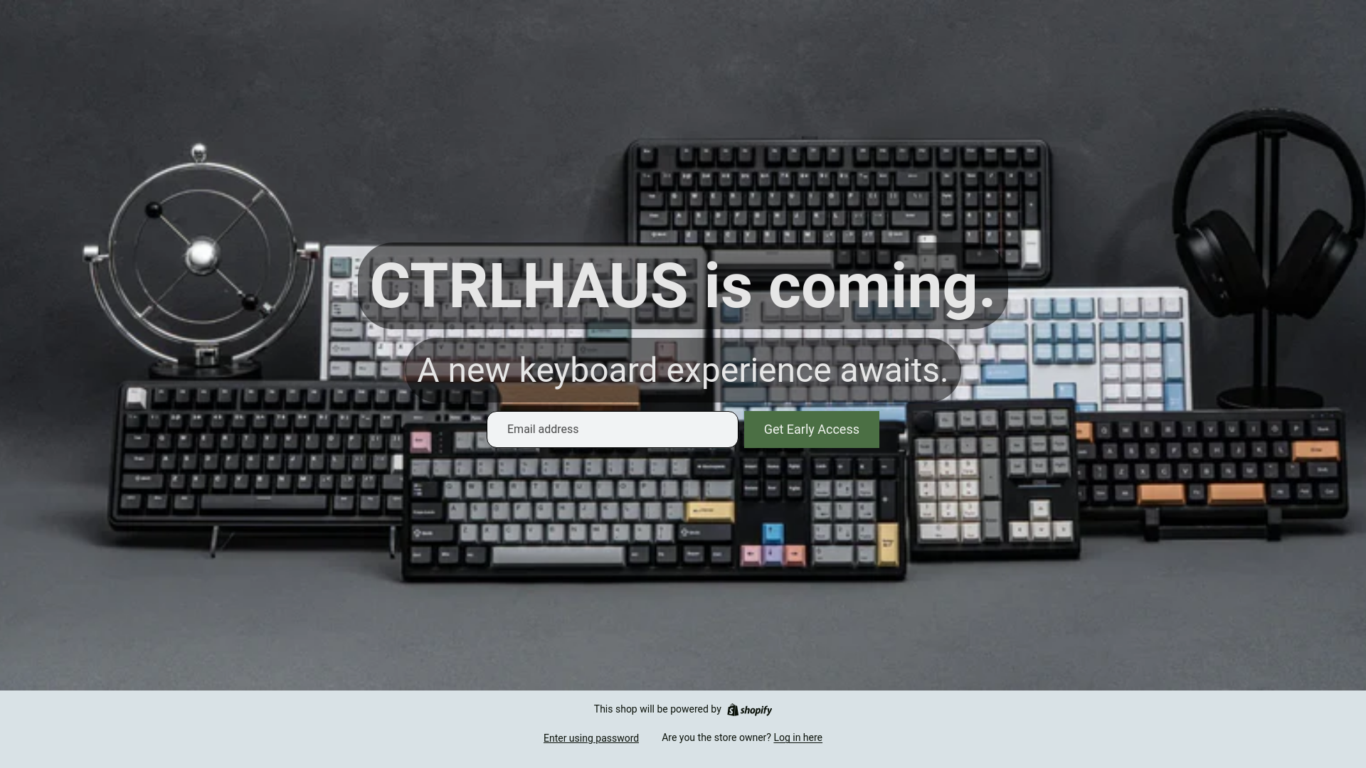 website screenshot of https://ctrlhaus.co.za/