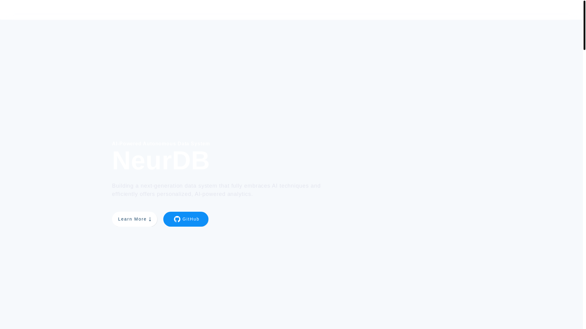 website screenshot of https://neurdb-website.pages.dev/