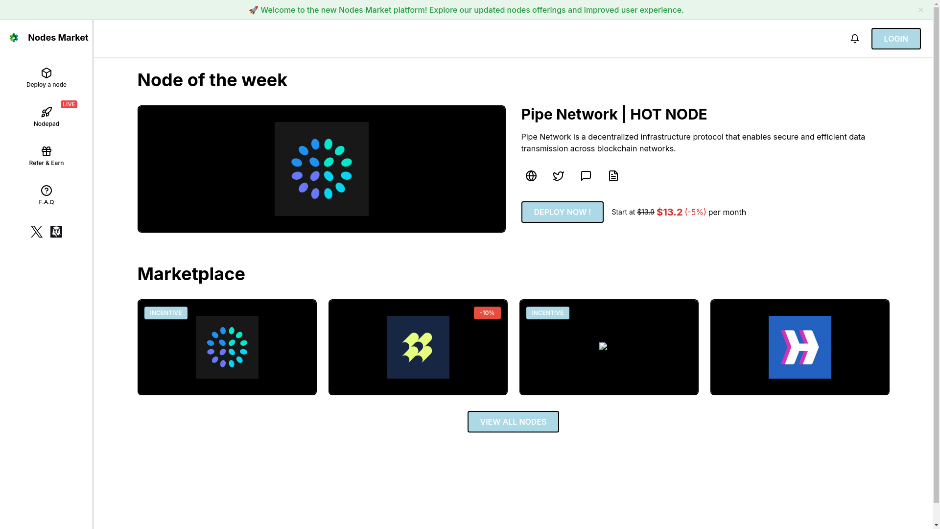 website screenshot of https://bonknodes.xyz/