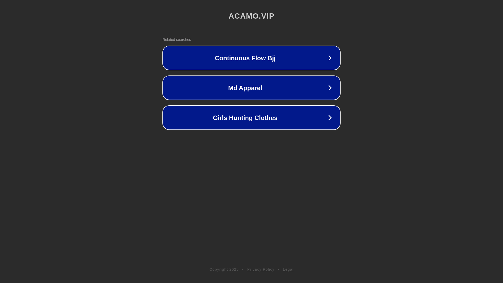 website screenshot of https://acamo.vip/
