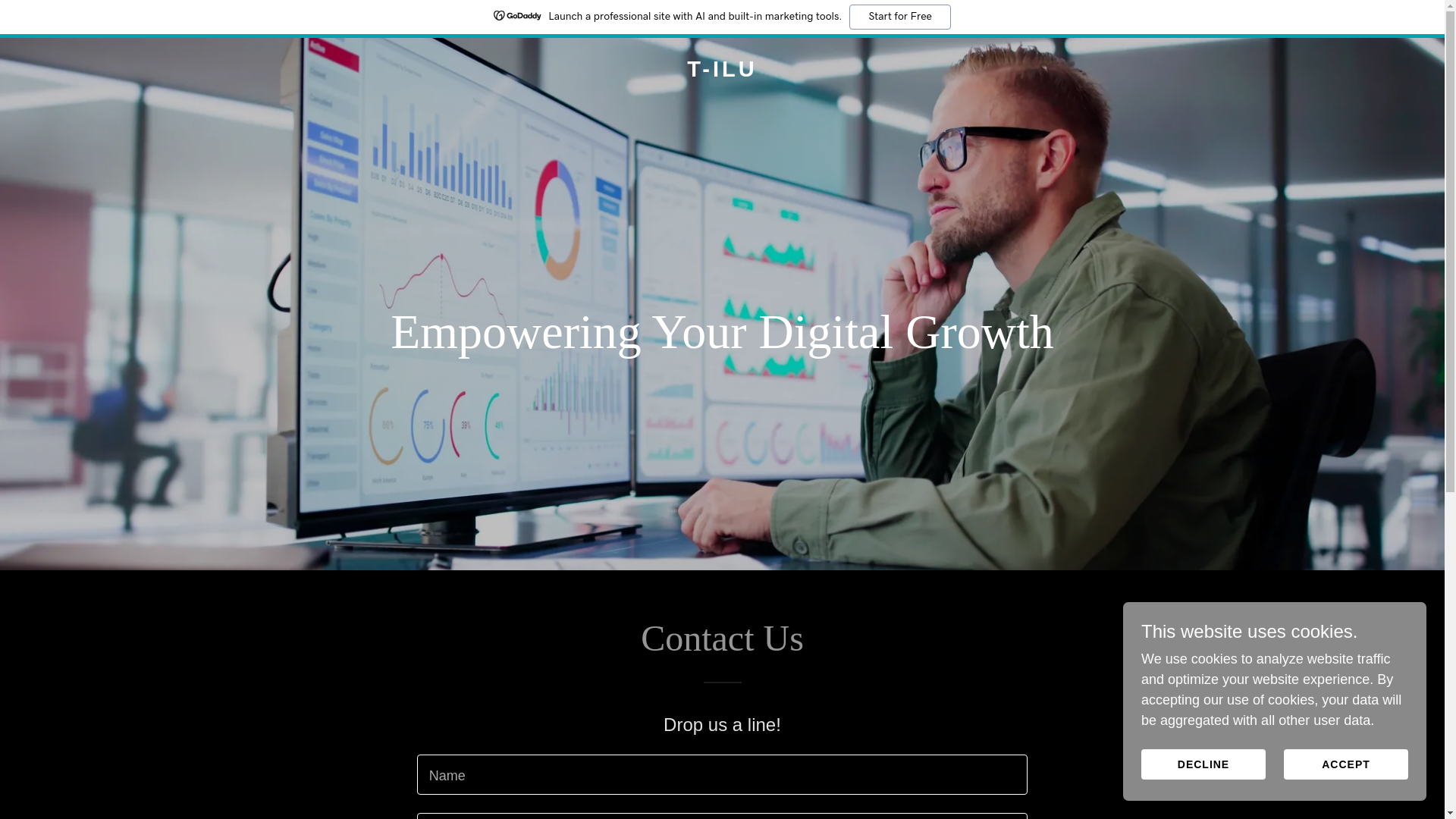 website screenshot of https://terminators.digital/
