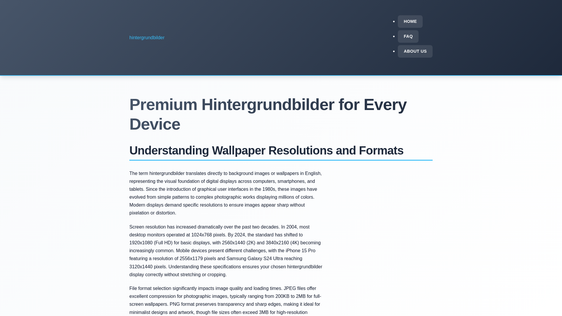 website screenshot of https://hintergrundbilder-xyz.pages.dev/