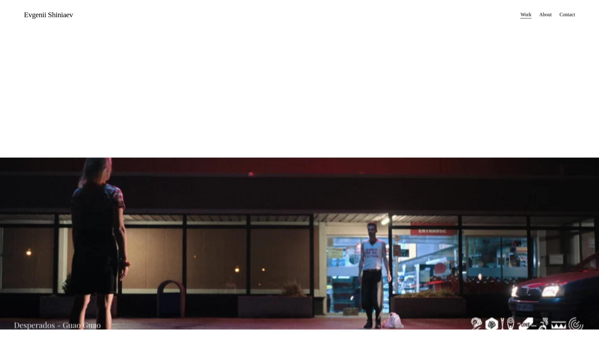 website screenshot of https://evgeniishiniaev.com/