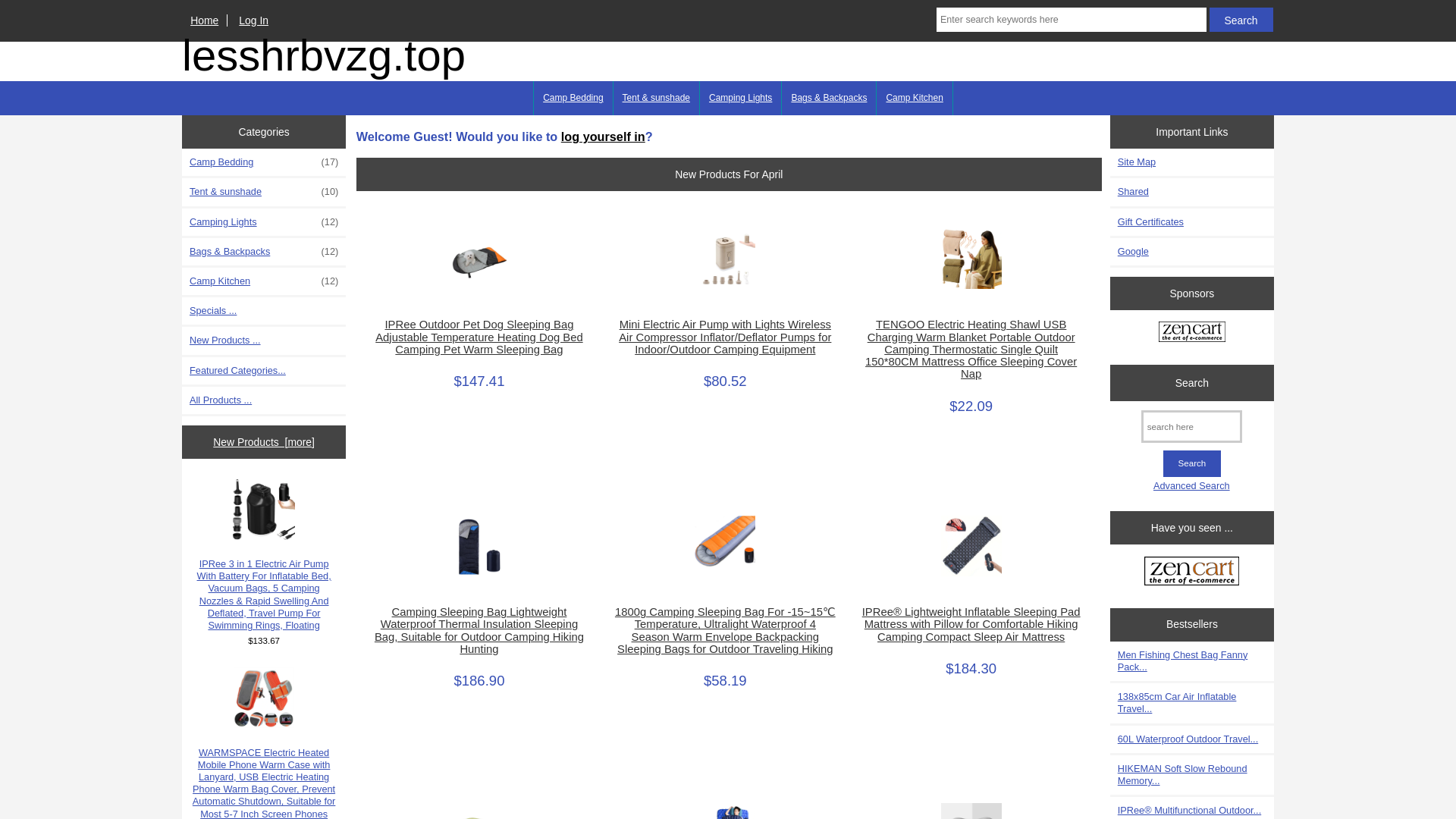 website screenshot of https://lesshrbvzg.top