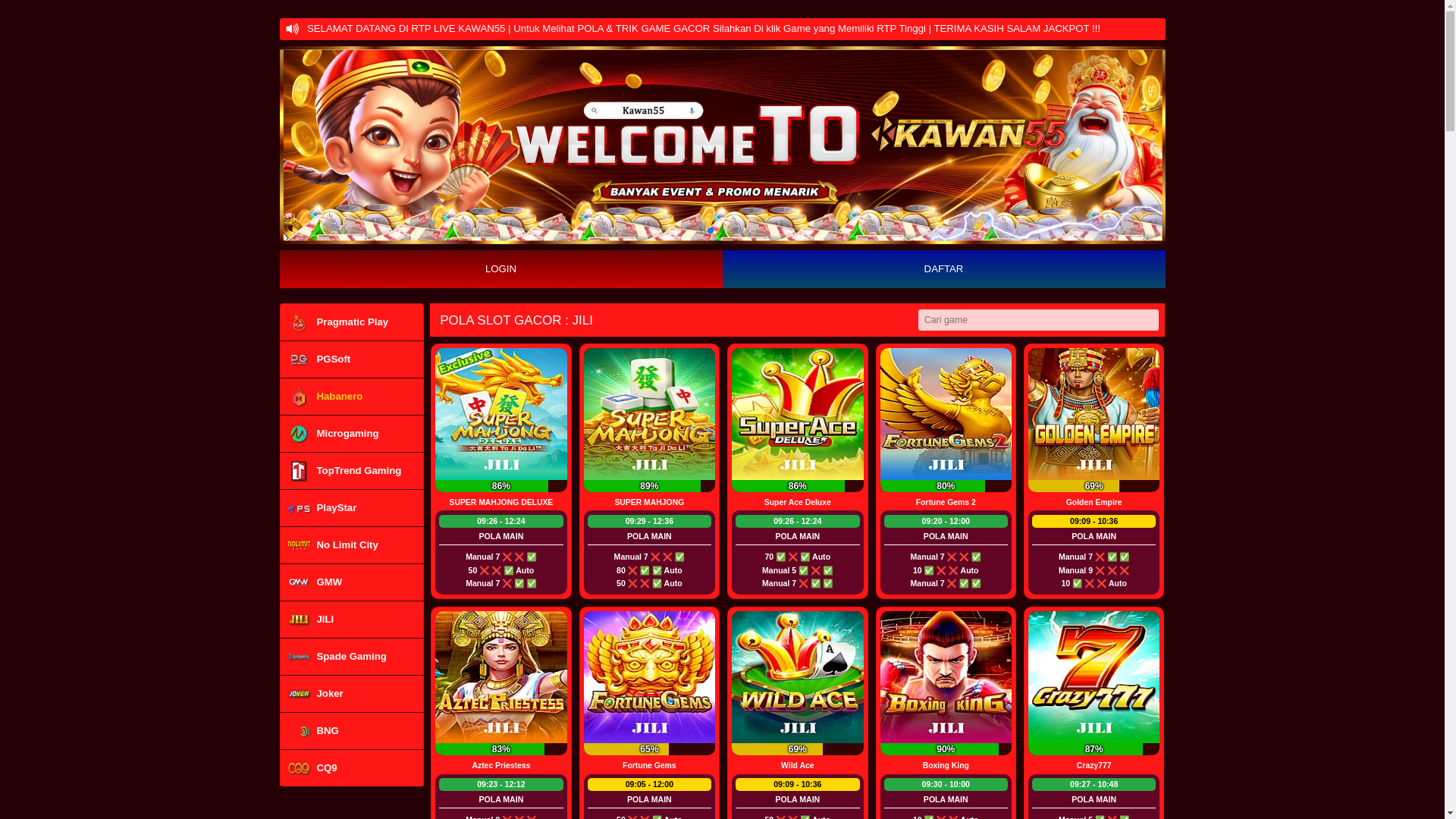 website screenshot of https://rtpkawan55-jili.pages.dev/