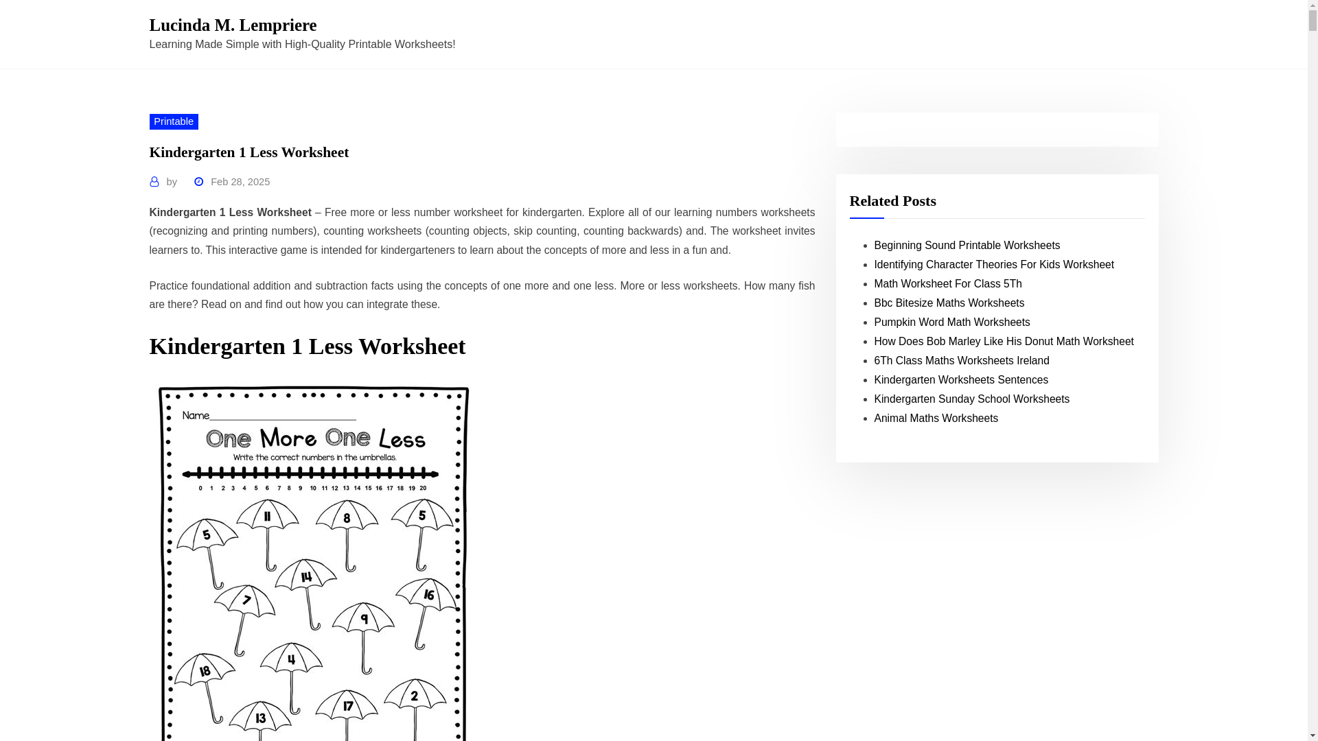 website screenshot of https://lucindamlempriere.pages.dev/