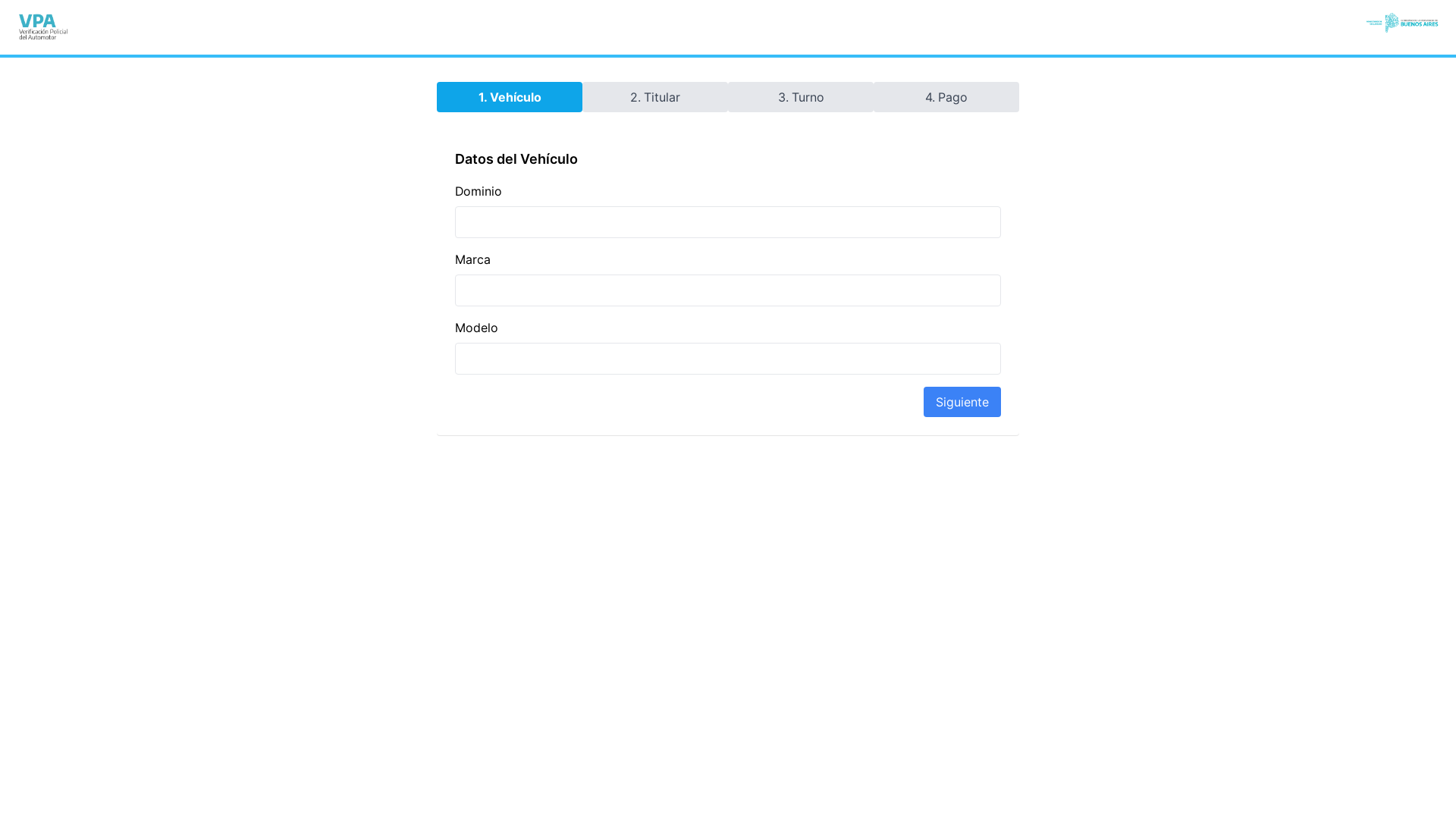website screenshot of https://turnopolicialonline.com/