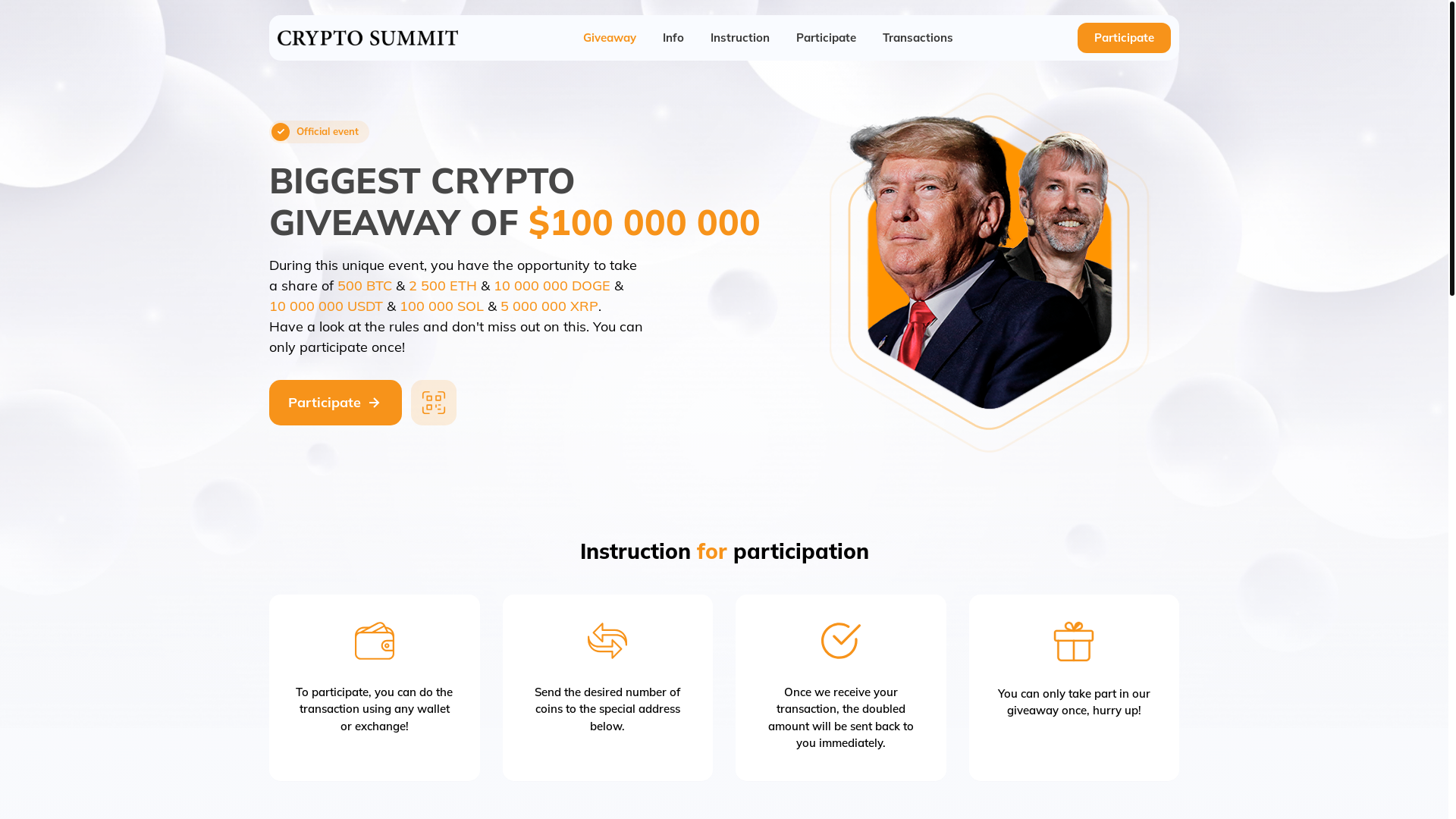 website screenshot of https://alaska-summit.info/