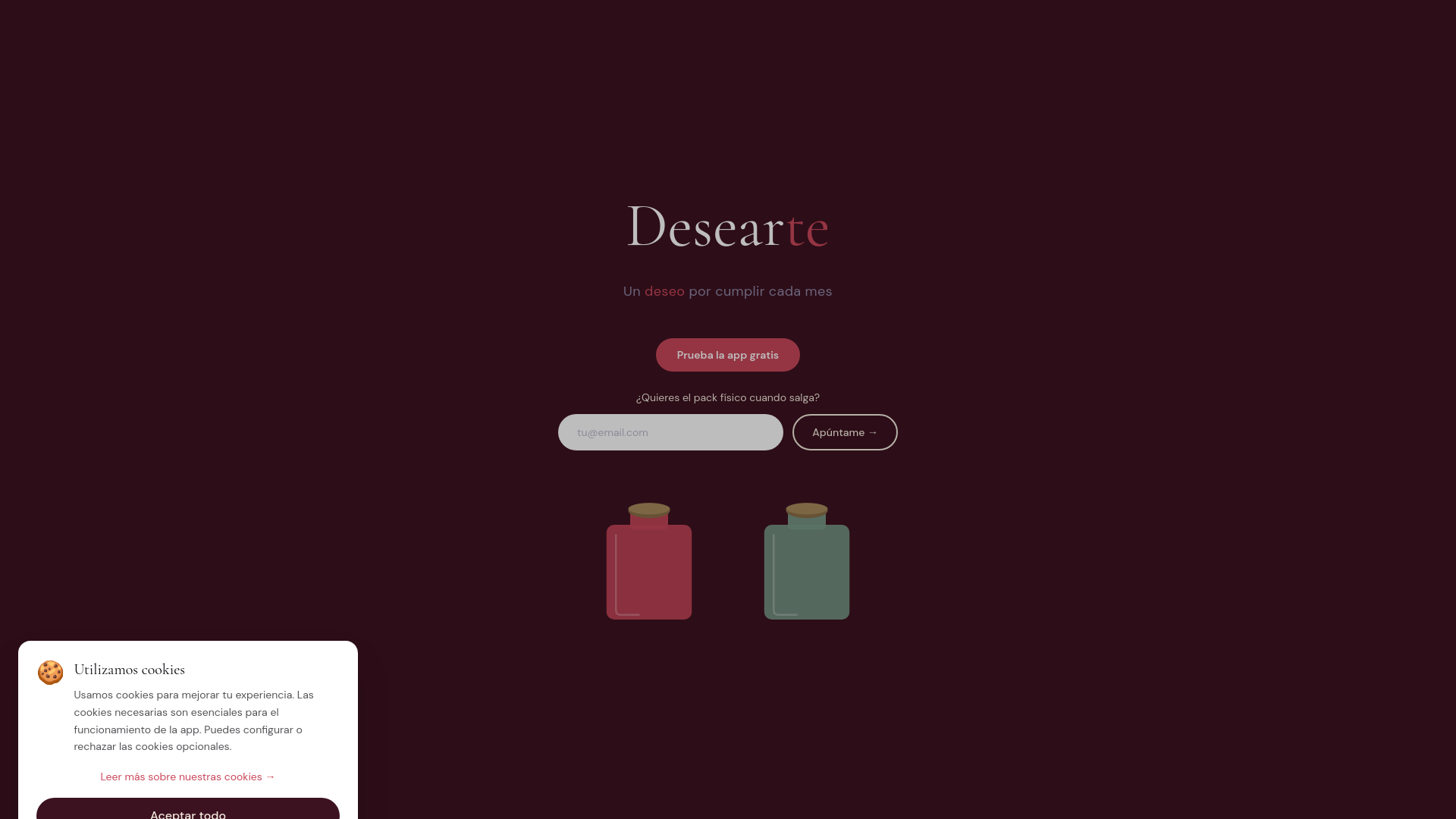 website screenshot of https://somosdesearte.com/