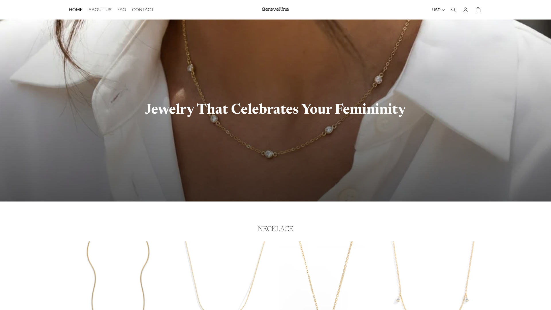 website screenshot of https://seravellina.com/