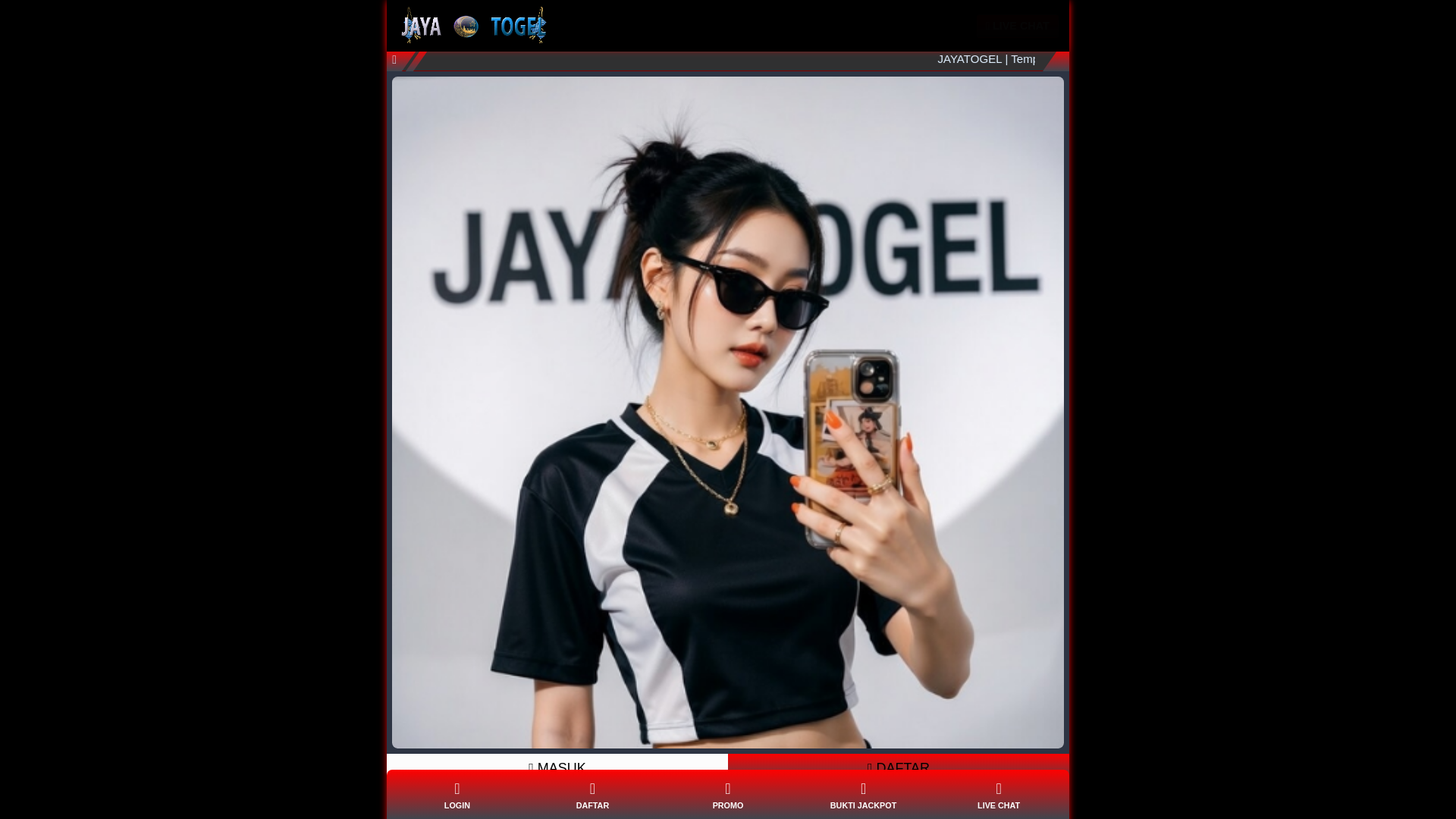 website screenshot of https://jayatogelmobile.pages.dev/