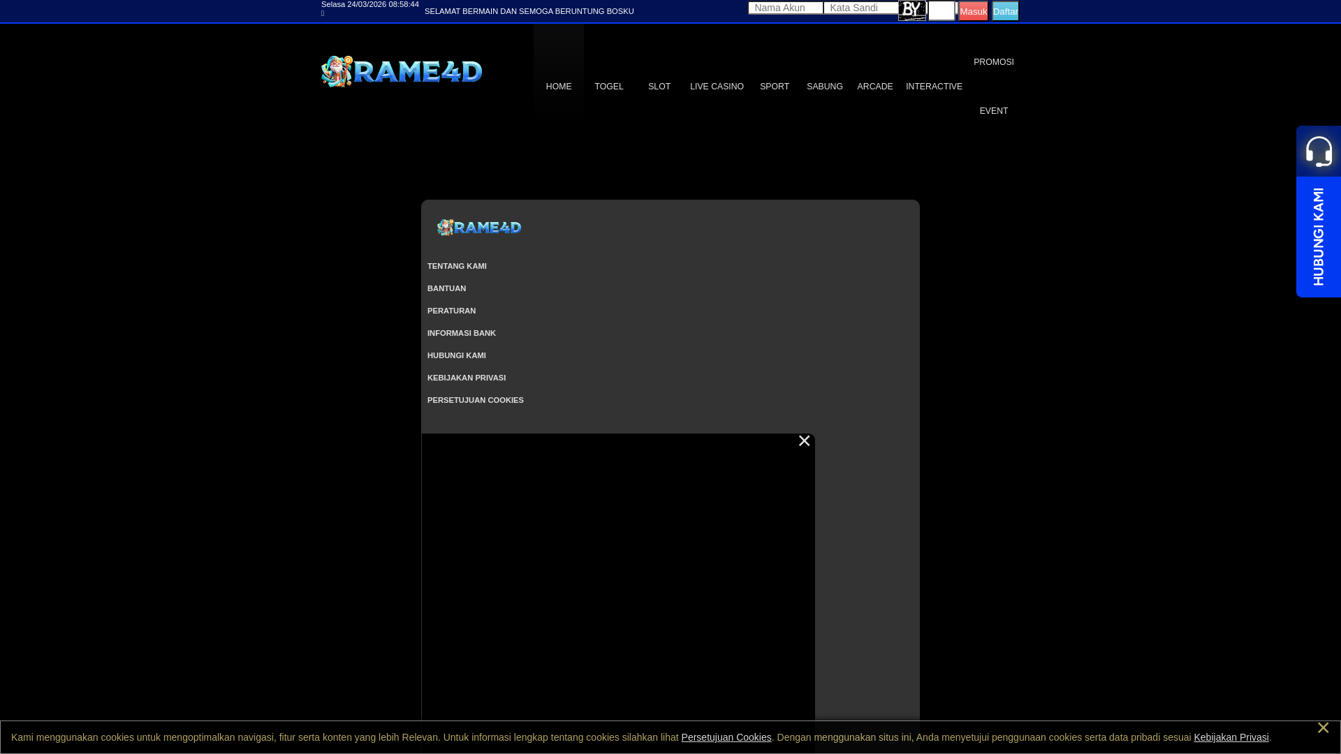 website screenshot of https://rame4dfu.com/