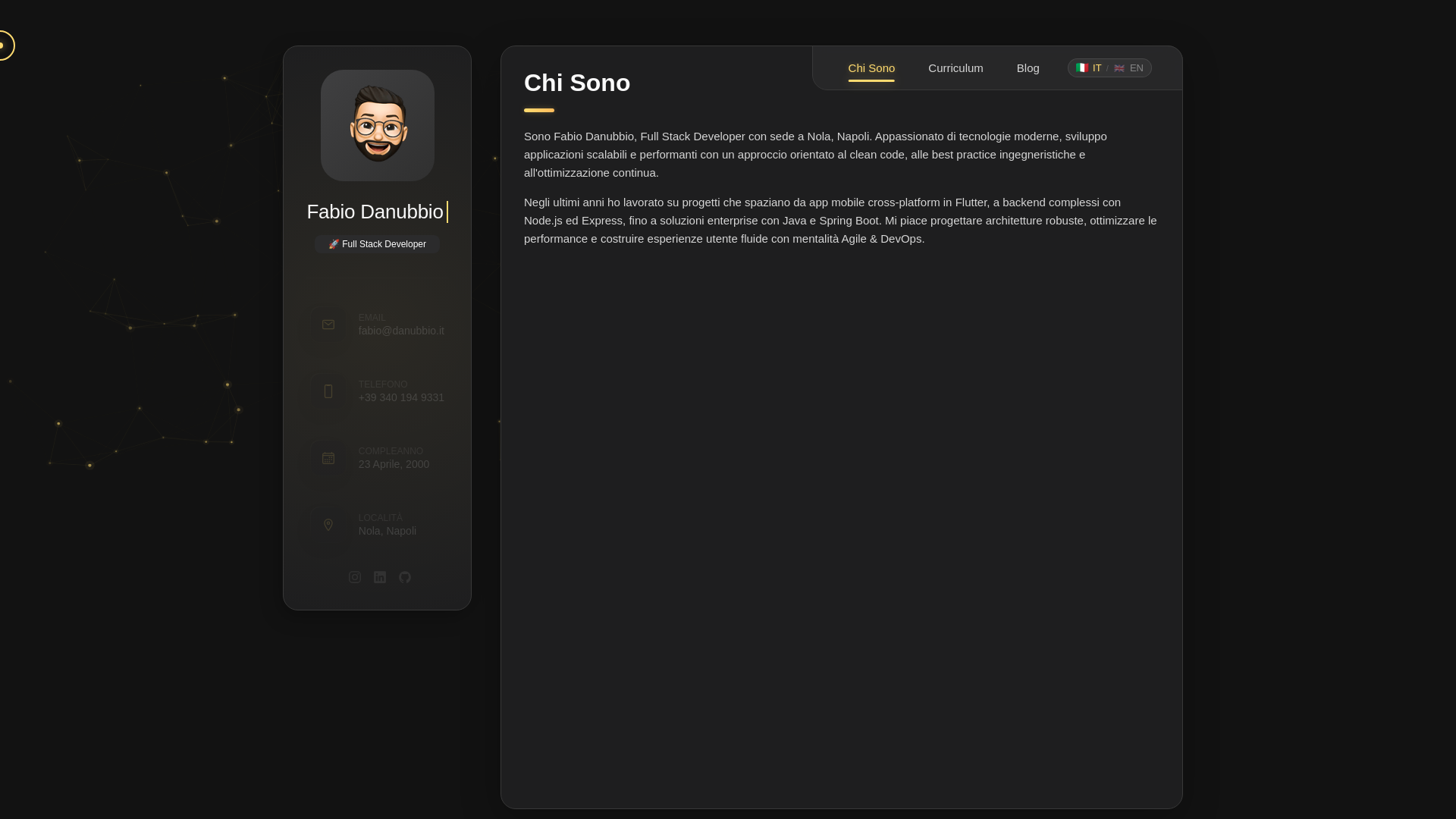 website screenshot of https://danubbio.it/