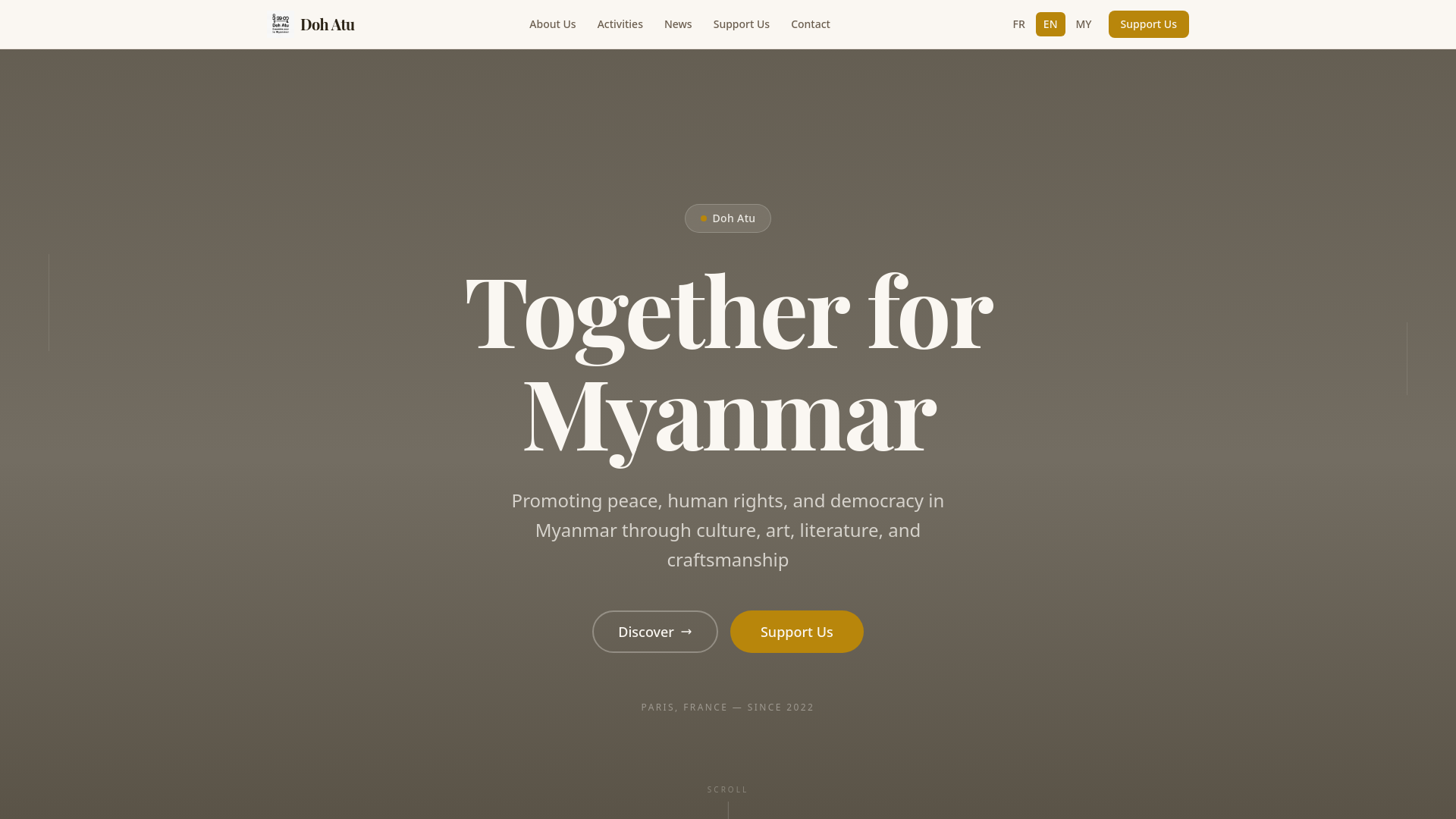 website screenshot of https://doh-atu-myanmar.com/