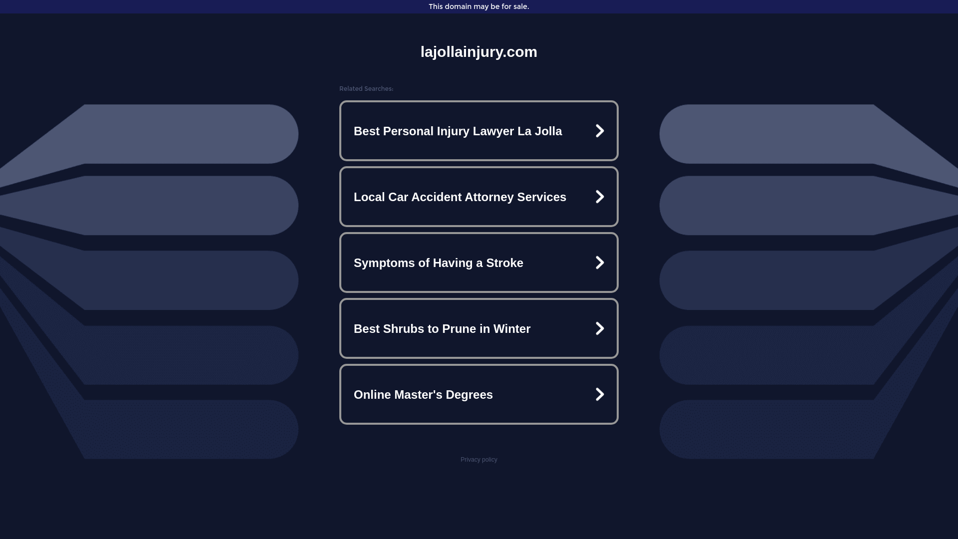 website screenshot of https://lajollainjury.com/
