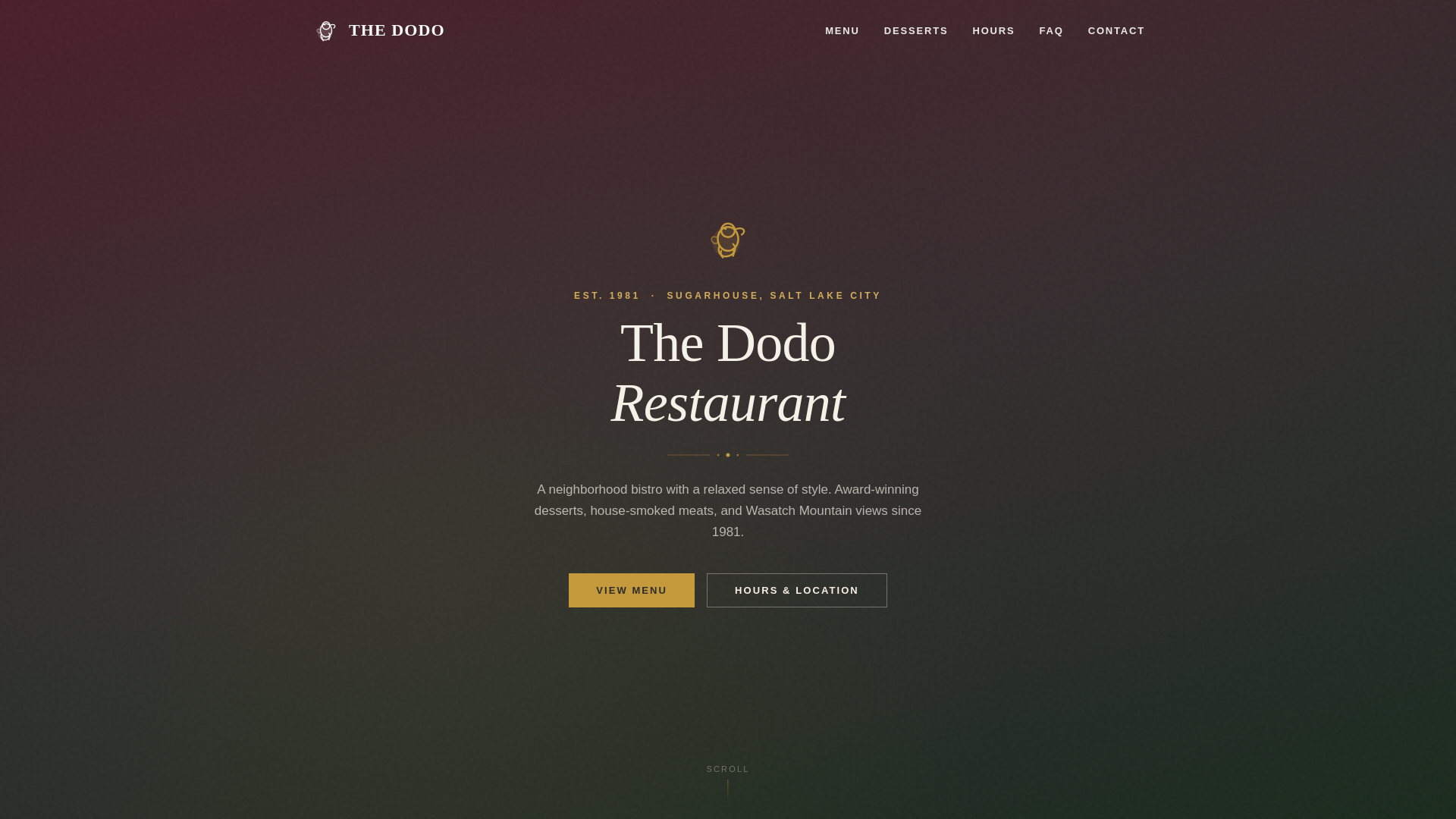 website screenshot of https://dodo-restaurant.pages.dev/