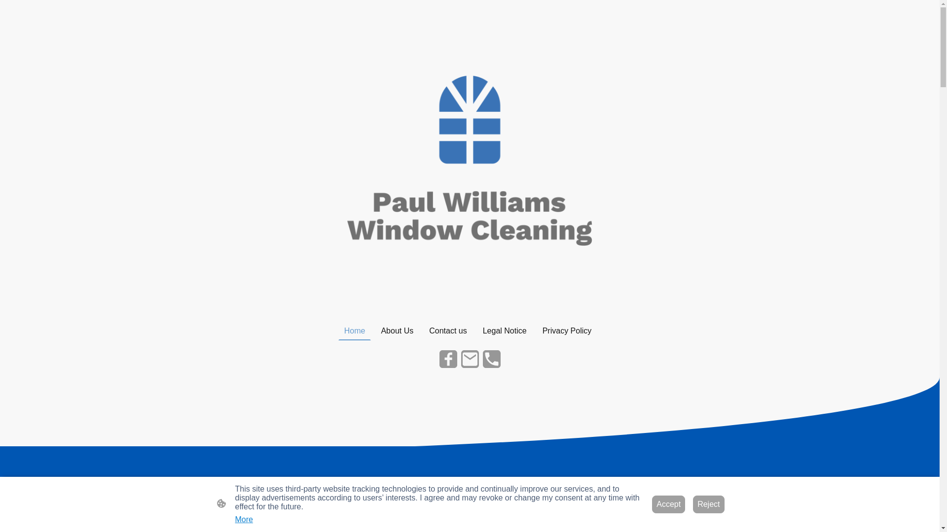 website screenshot of https://paulwilliamswindowcleaning.com/