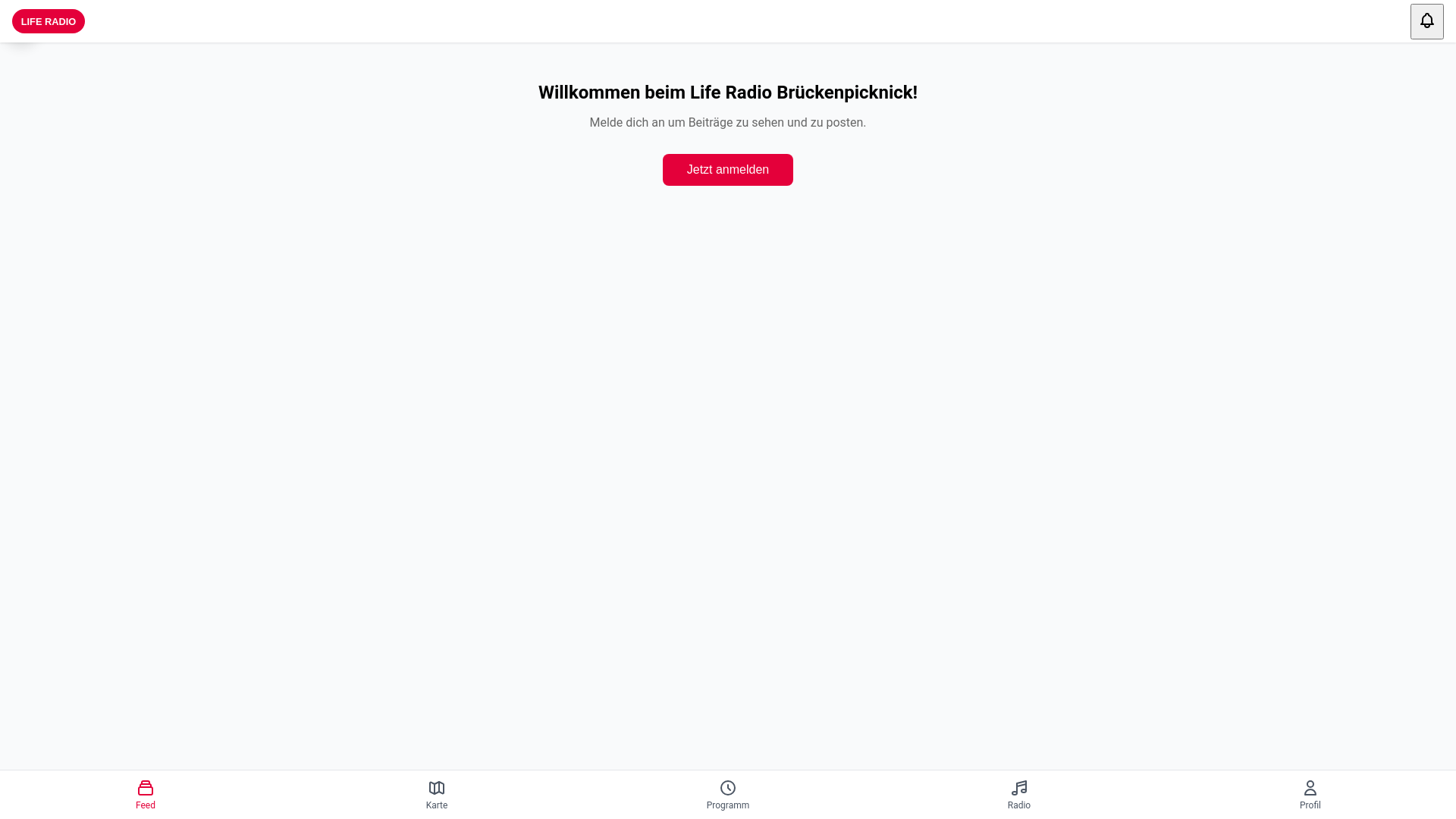 website screenshot of https://brueckenpicknick.at/