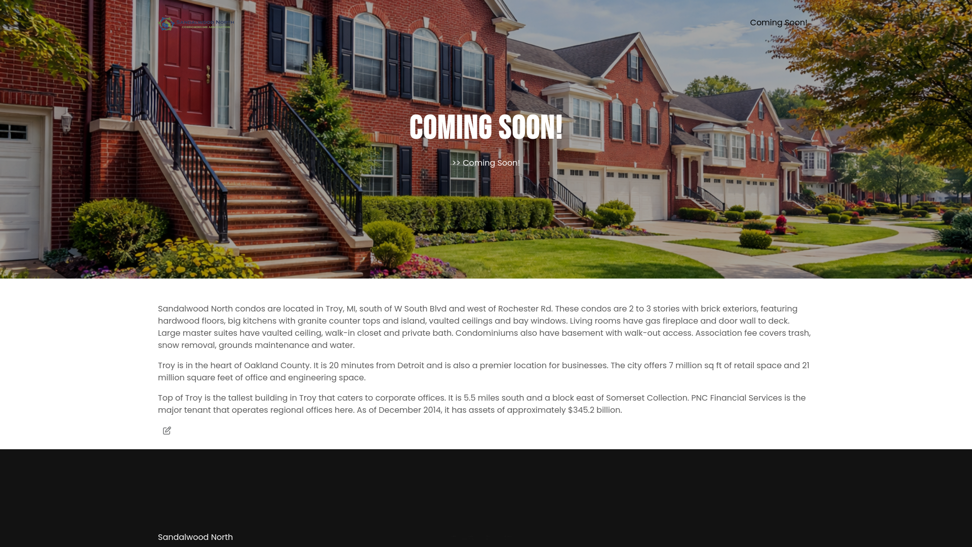 website screenshot of https://sandalwoodnorth.com/
