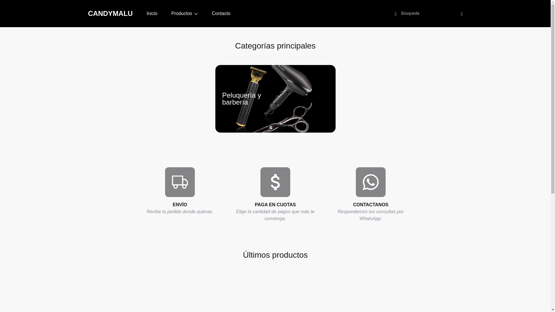 website screenshot of https://candymalu.online/