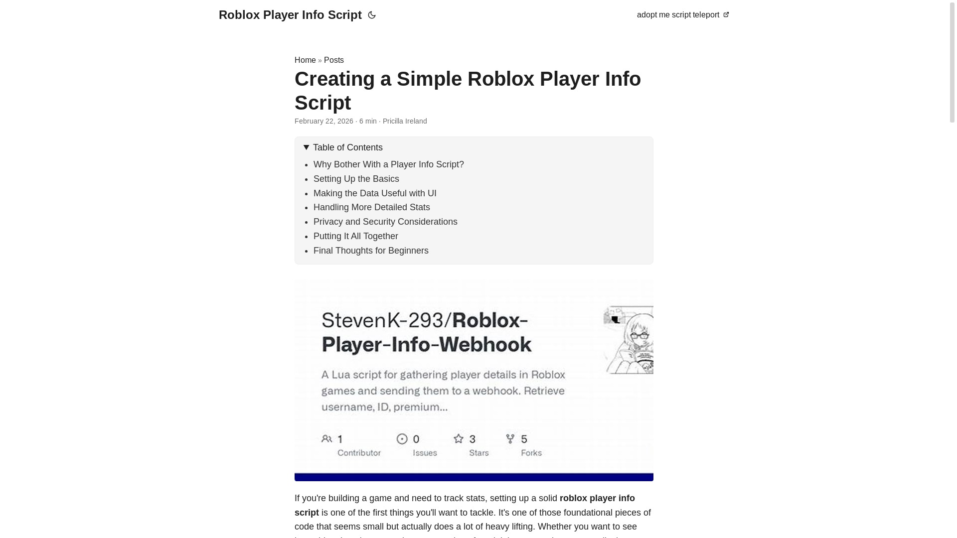 website screenshot of https://roblox-player-info-script.pages.dev/