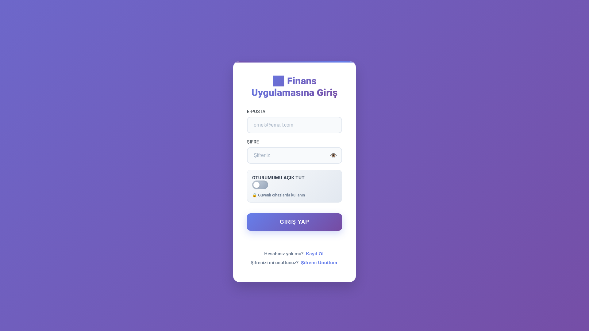 website screenshot of https://finans-uygulamasi.pages.dev/