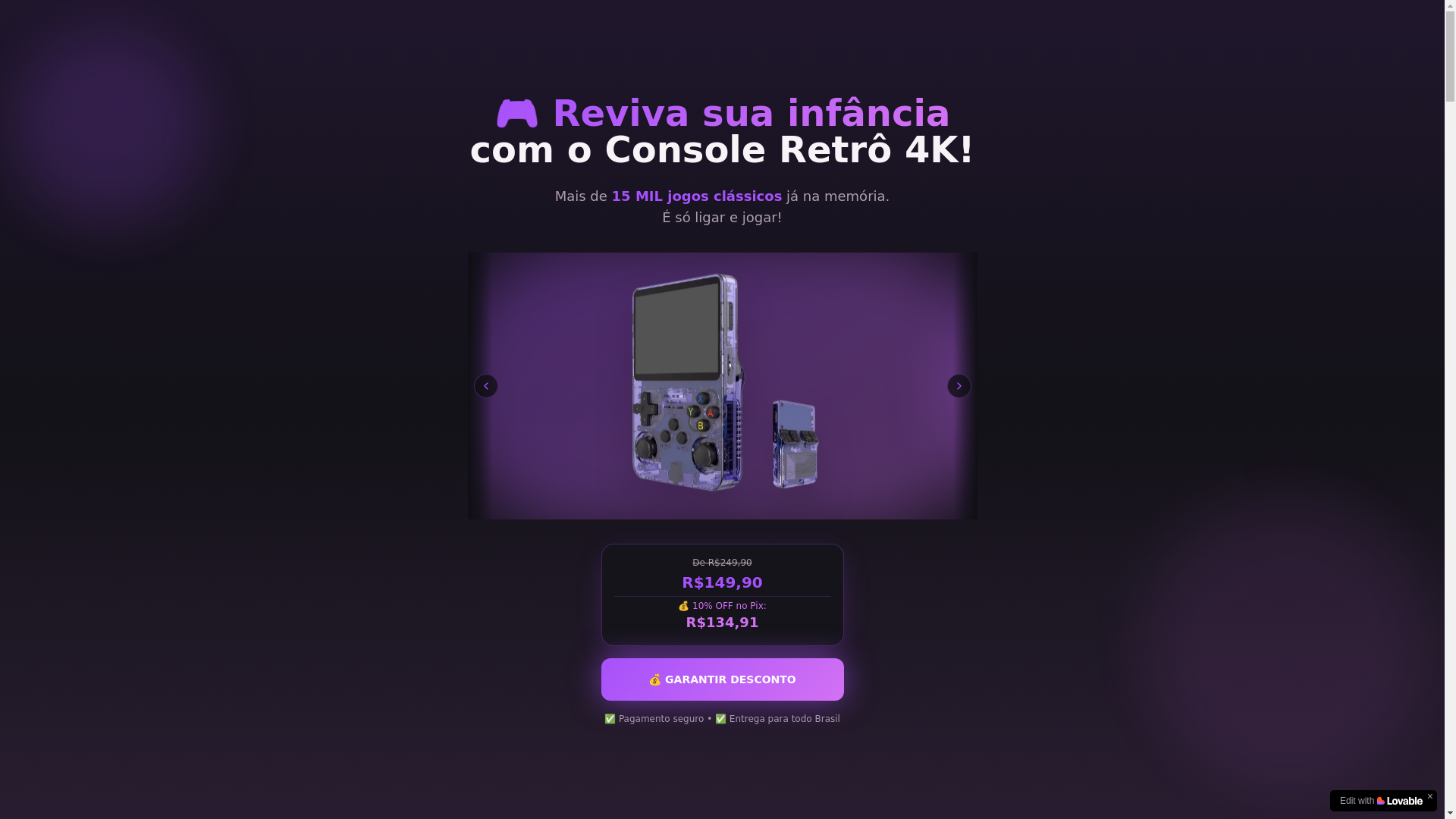 website screenshot of https://arenagames3.online/