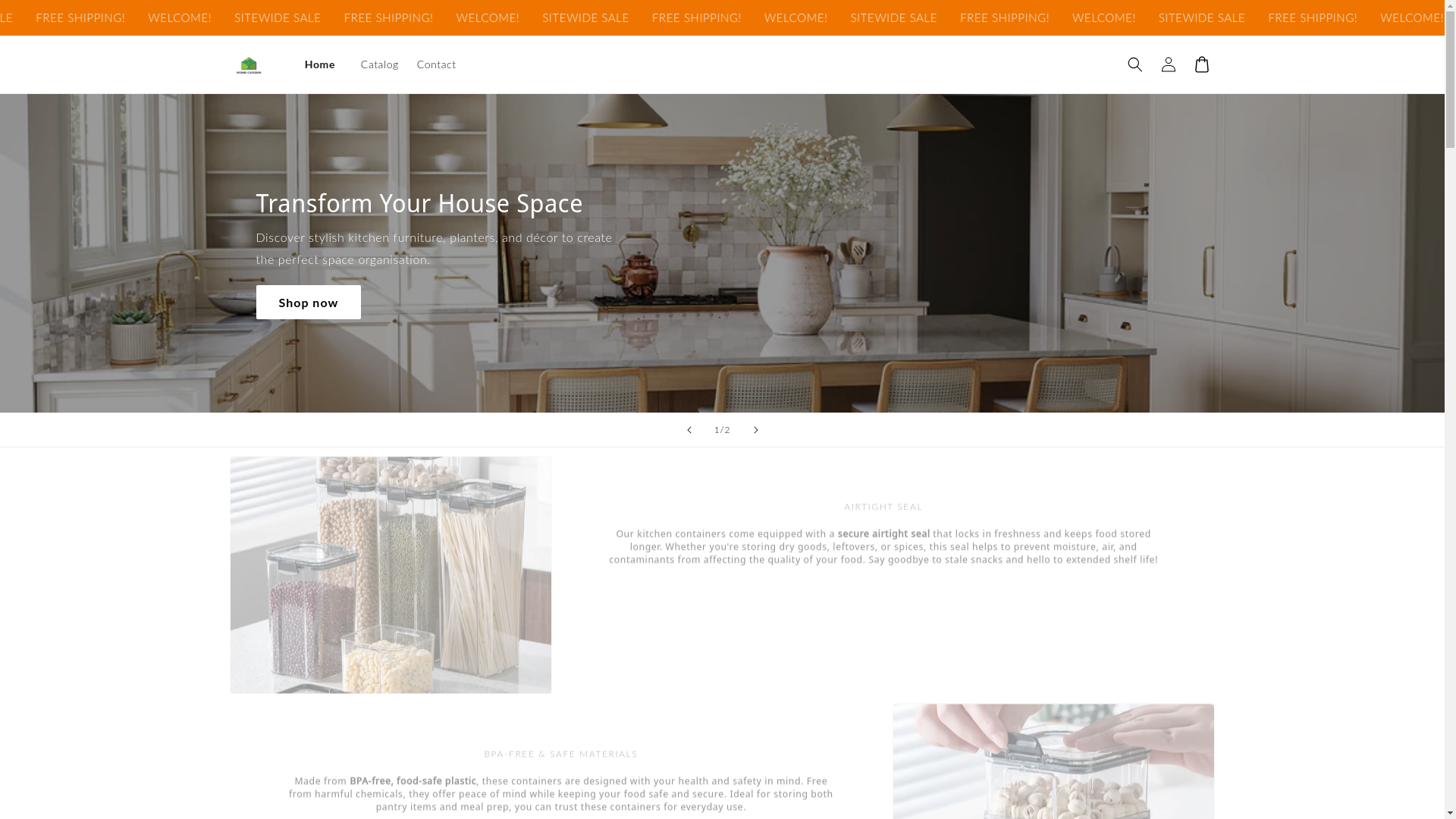 website screenshot of https://homeimproved.store/