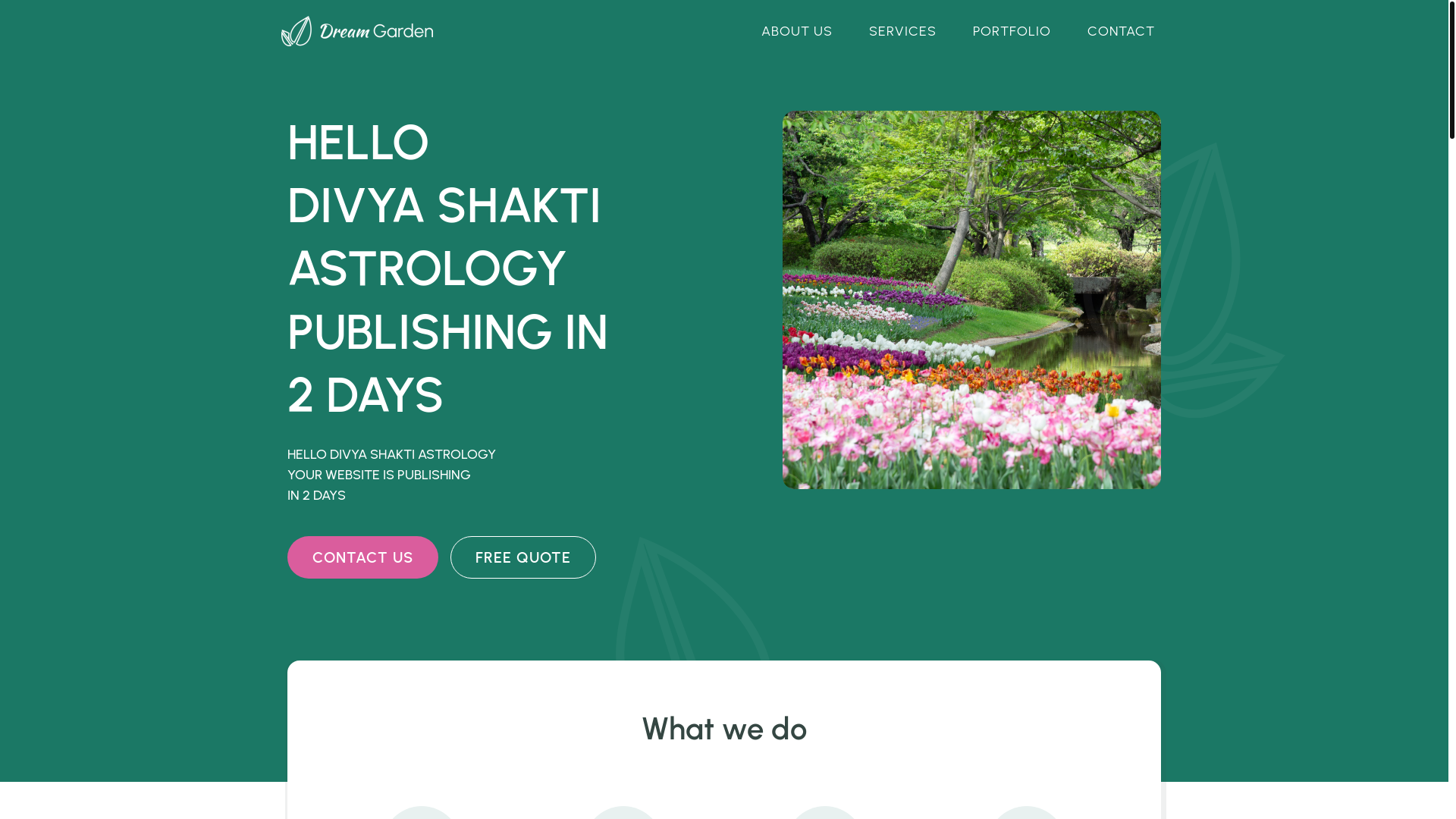 website screenshot of https://divyashaktiastrology.com/