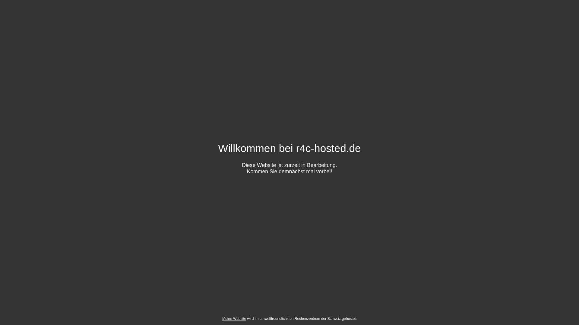 website screenshot of https://r4c-hosted.de/
