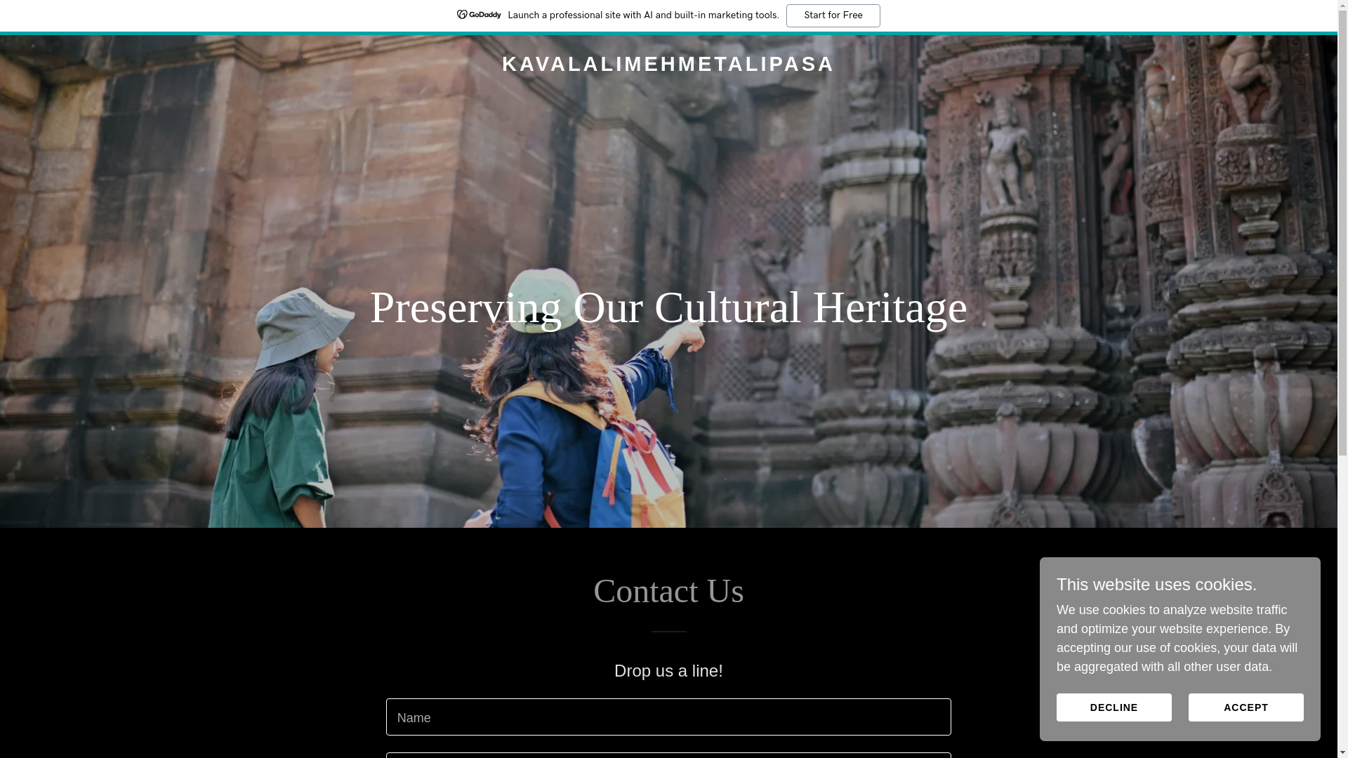 website screenshot of https://kavalalimehmetalipasa.com/