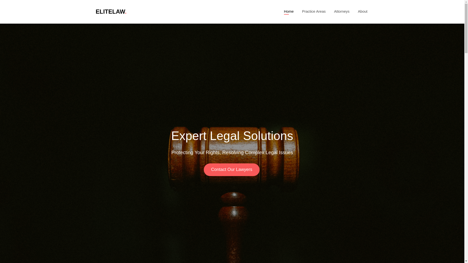 website screenshot of https://elitelaw.pages.dev/