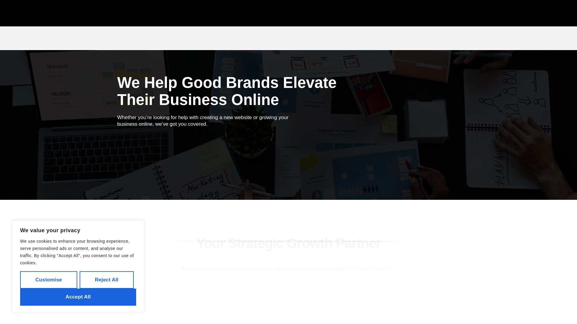 website screenshot of https://ukbusinessmarketing.co.uk