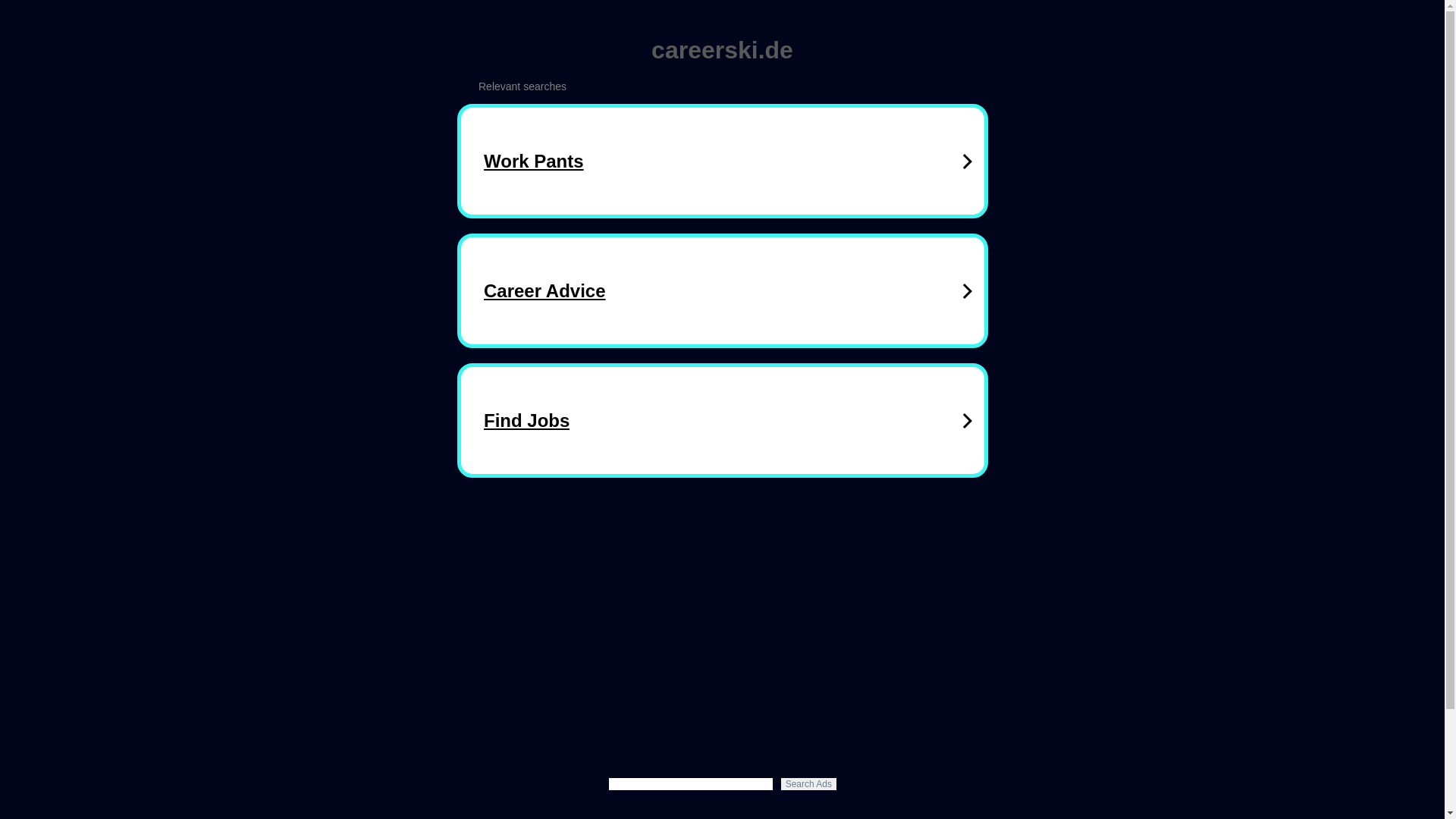 website screenshot of https://careerski.de/