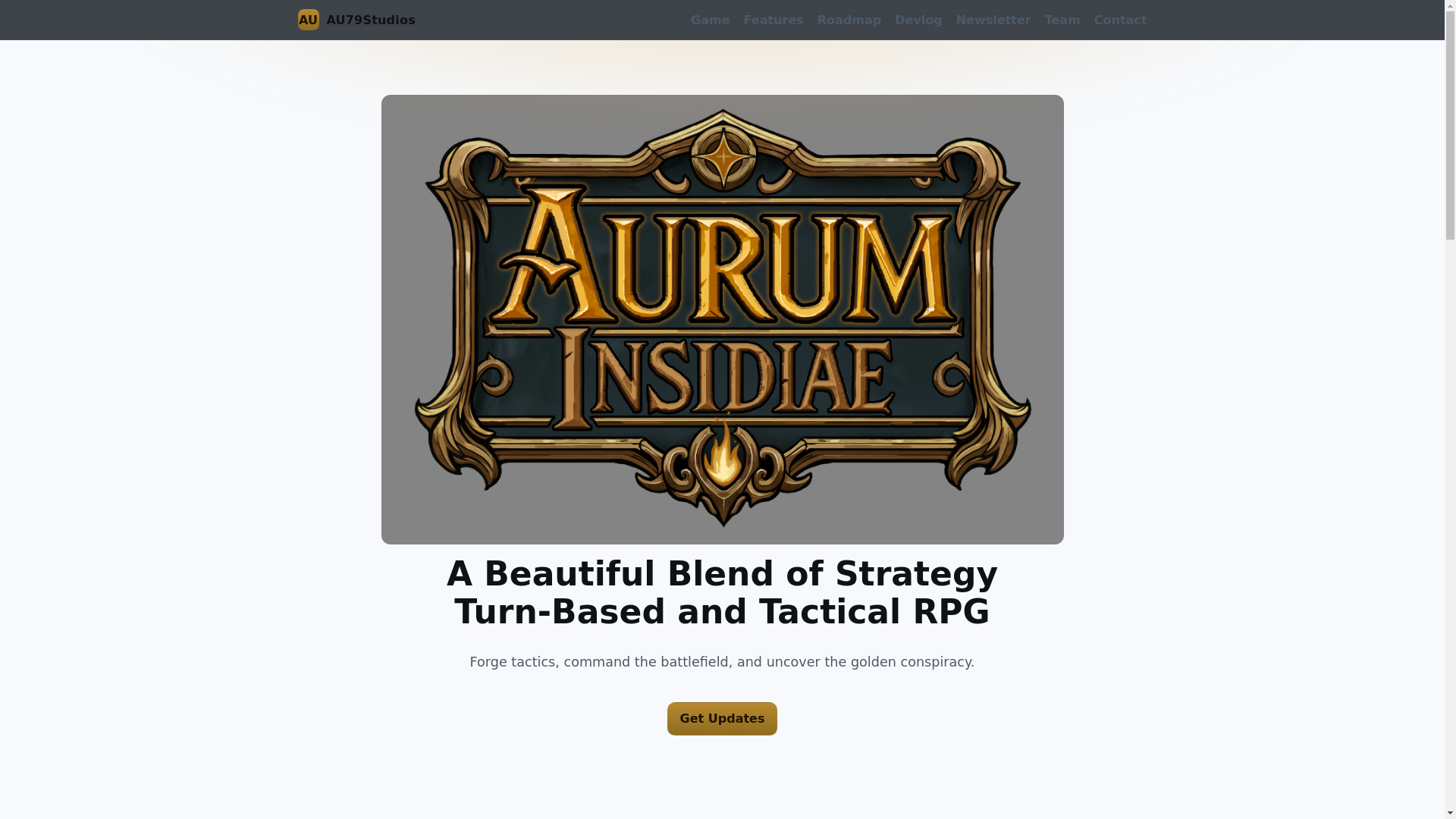 website screenshot of https://au79studios.pages.dev/