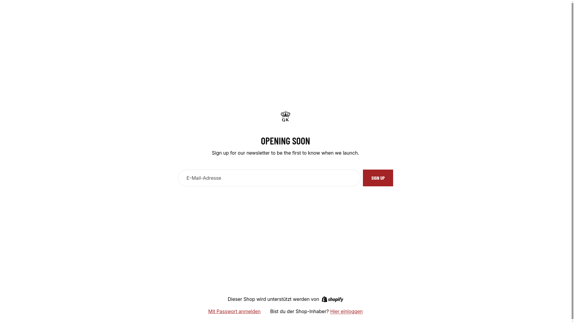 website screenshot of https://glanzkingz.com/