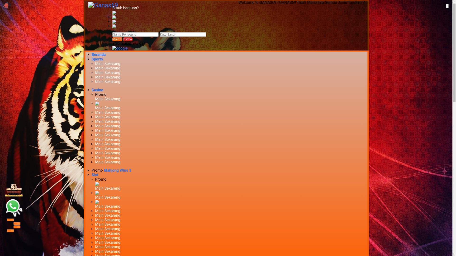 website screenshot of https://ganas69vin.xyz/