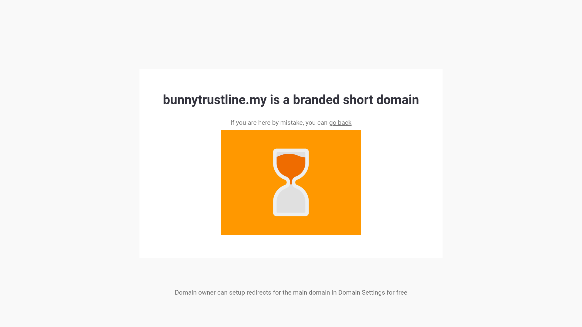 website screenshot of https://bunnytrustline.my/