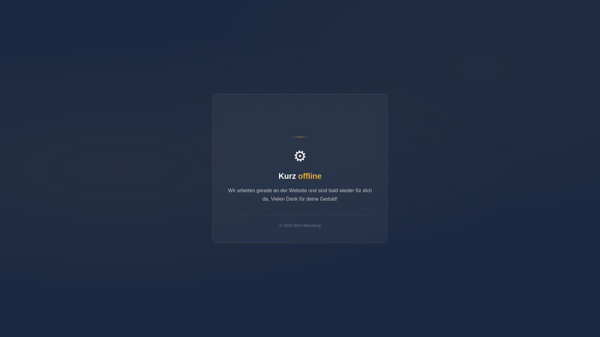 website screenshot of https://michimuenzberg.de/