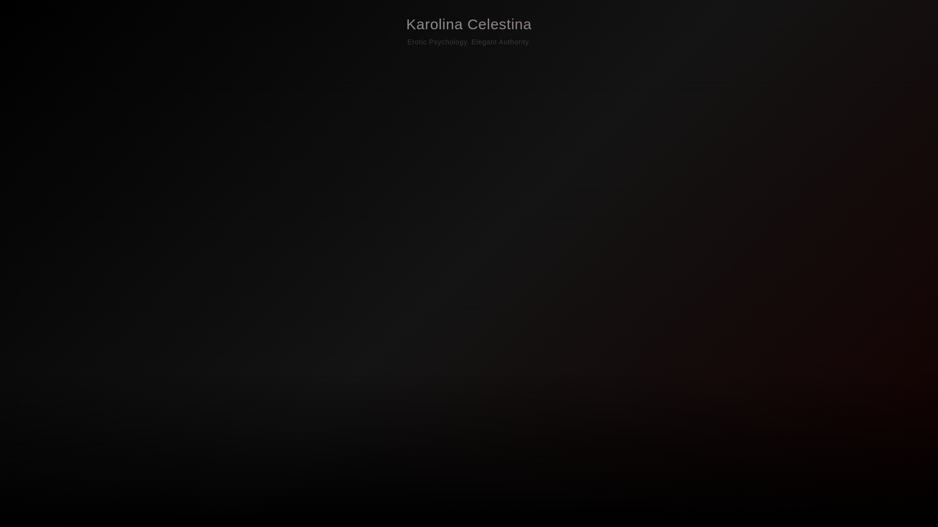 website screenshot of https://karolinacelestina.com/