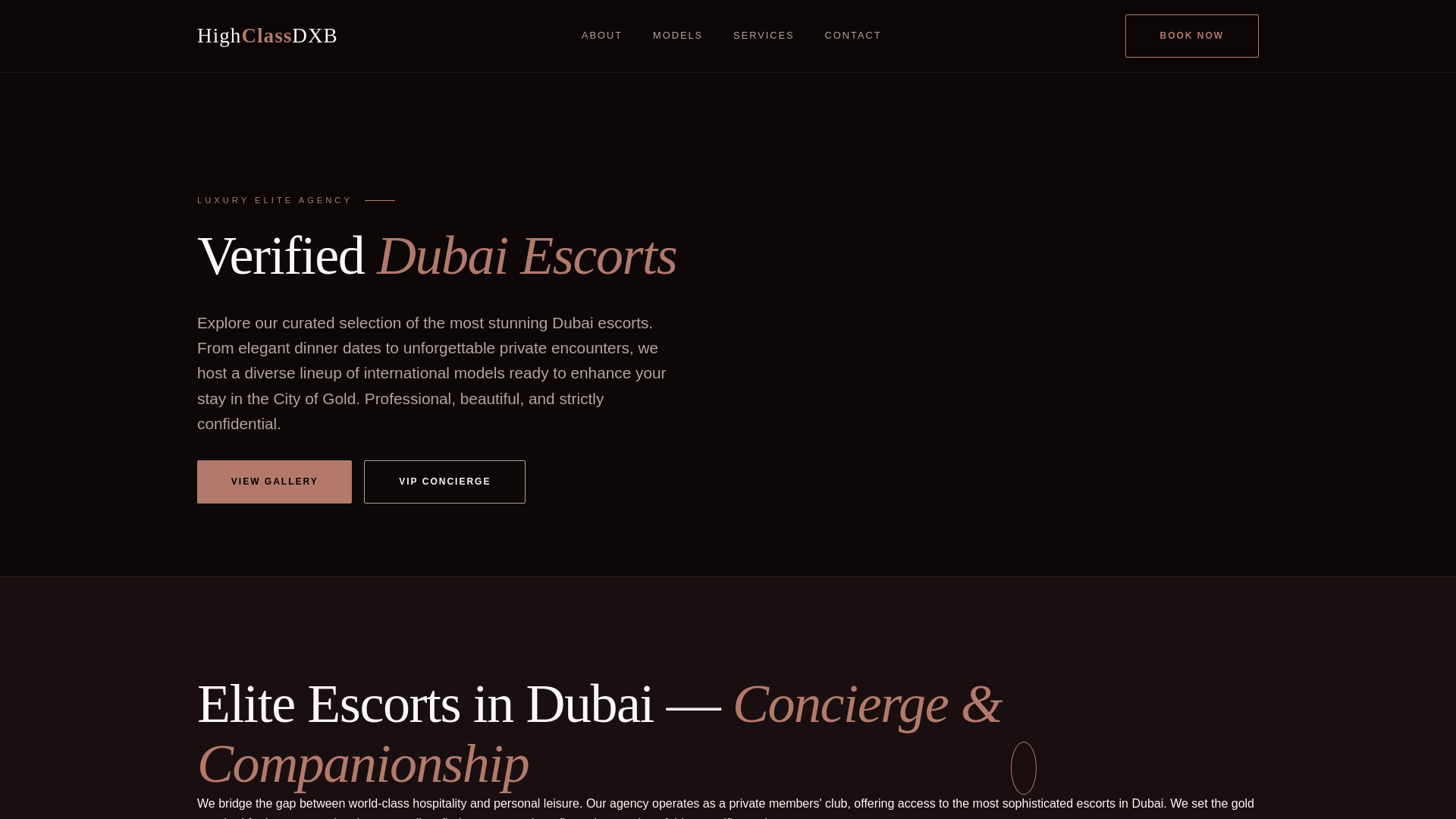website screenshot of https://highclassdxb.com