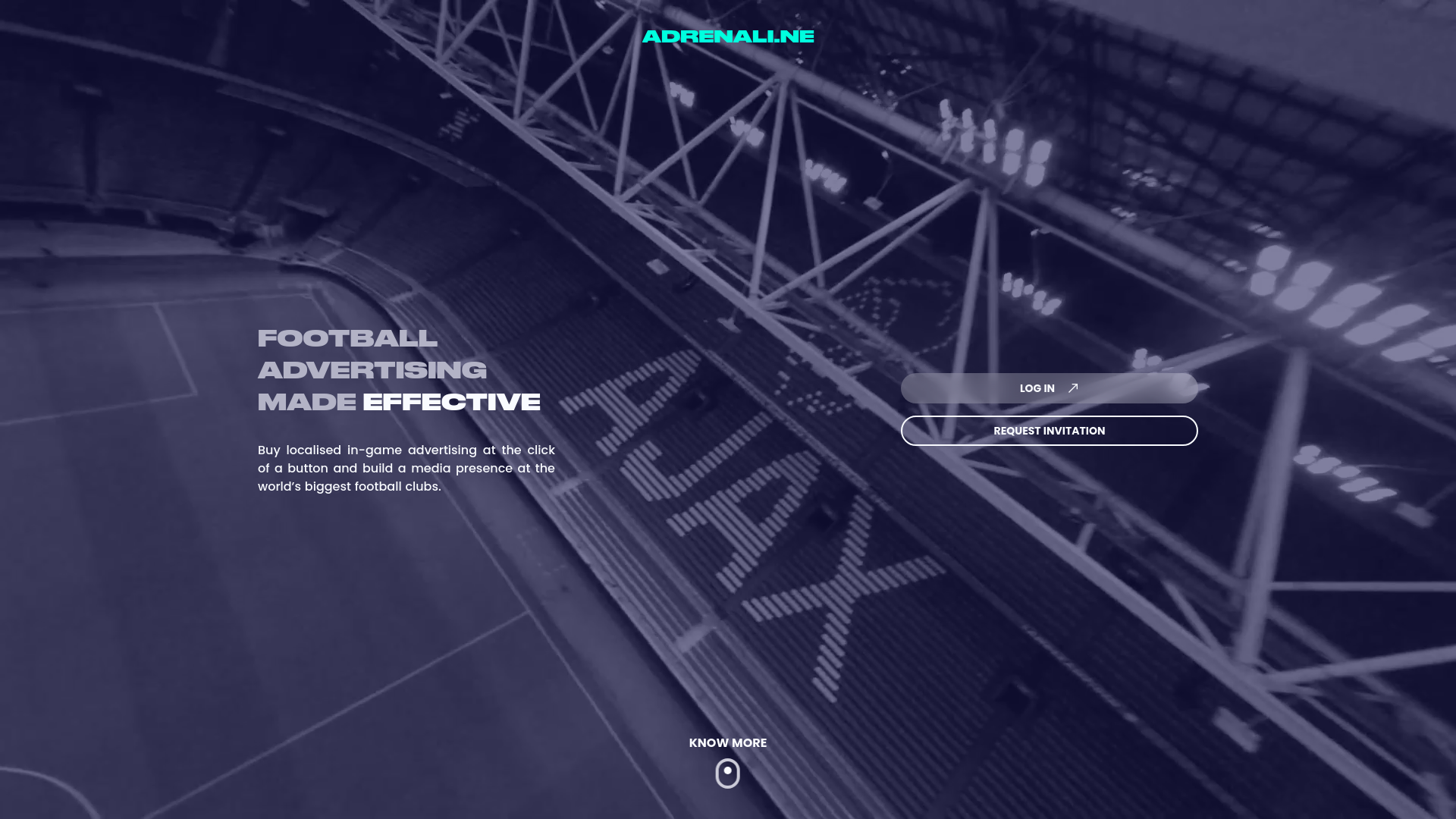 website screenshot of https://mediabookingadrenaline.com/
