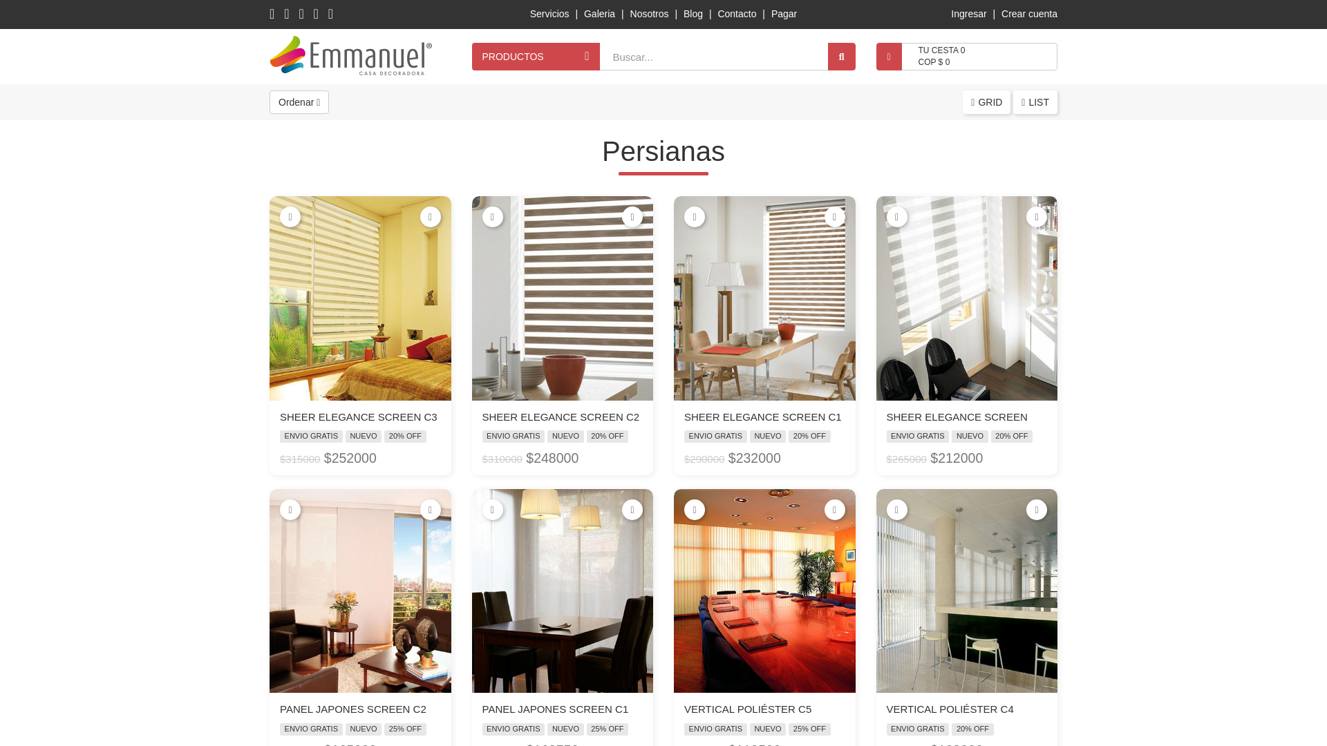 website screenshot of https://vivelovirtual.lat/
