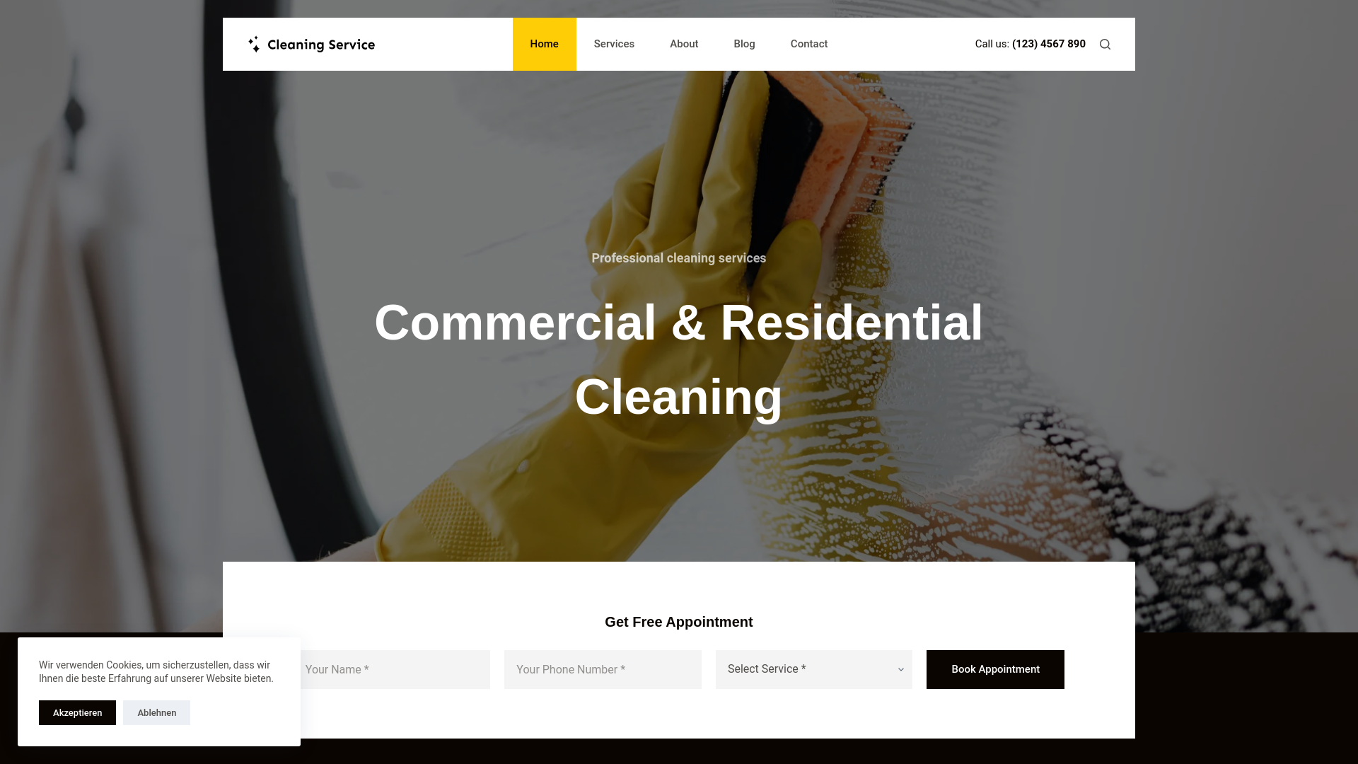 website screenshot of https://mietbasis.com/