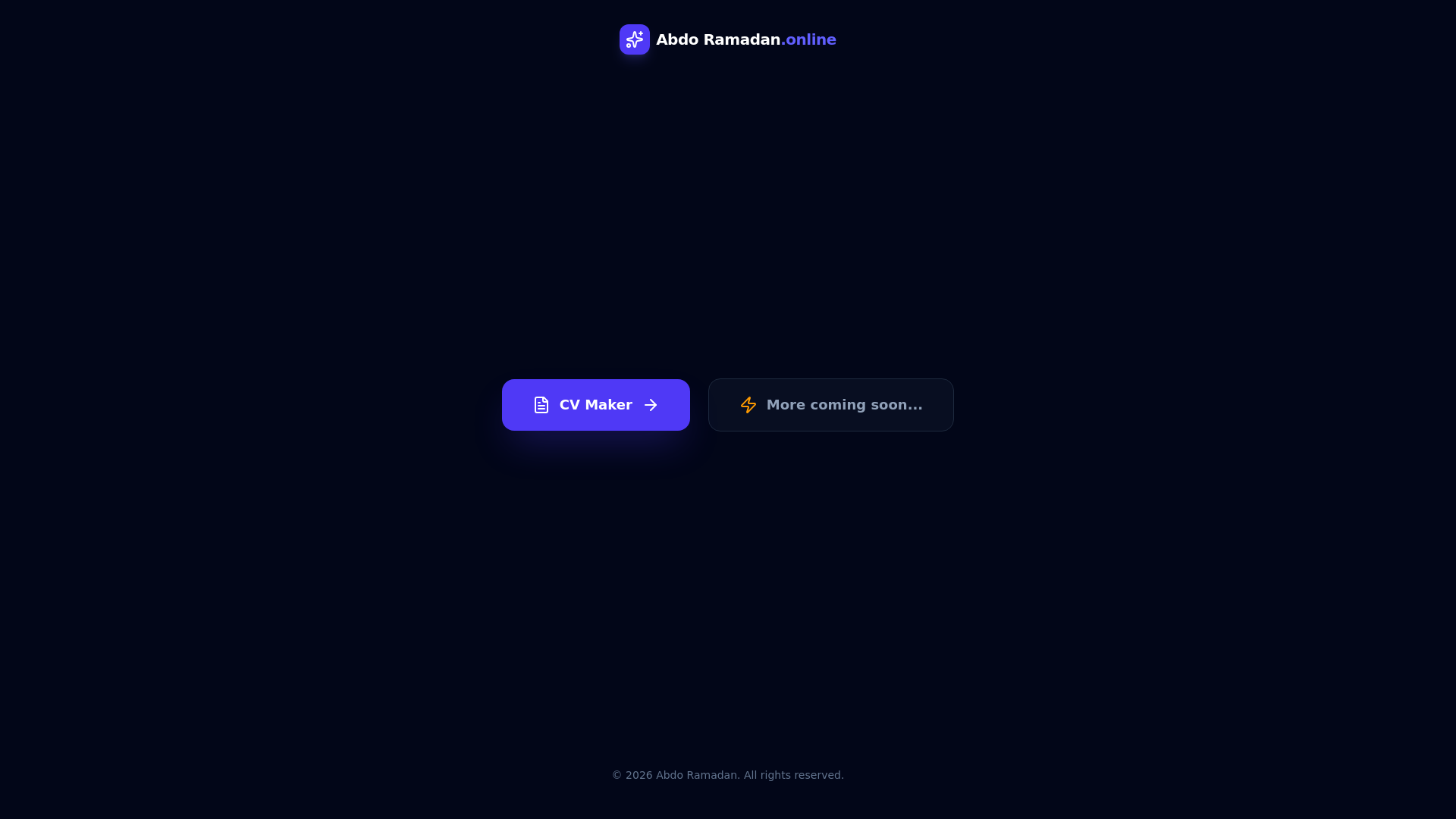 website screenshot of https://cvworker.pages.dev/