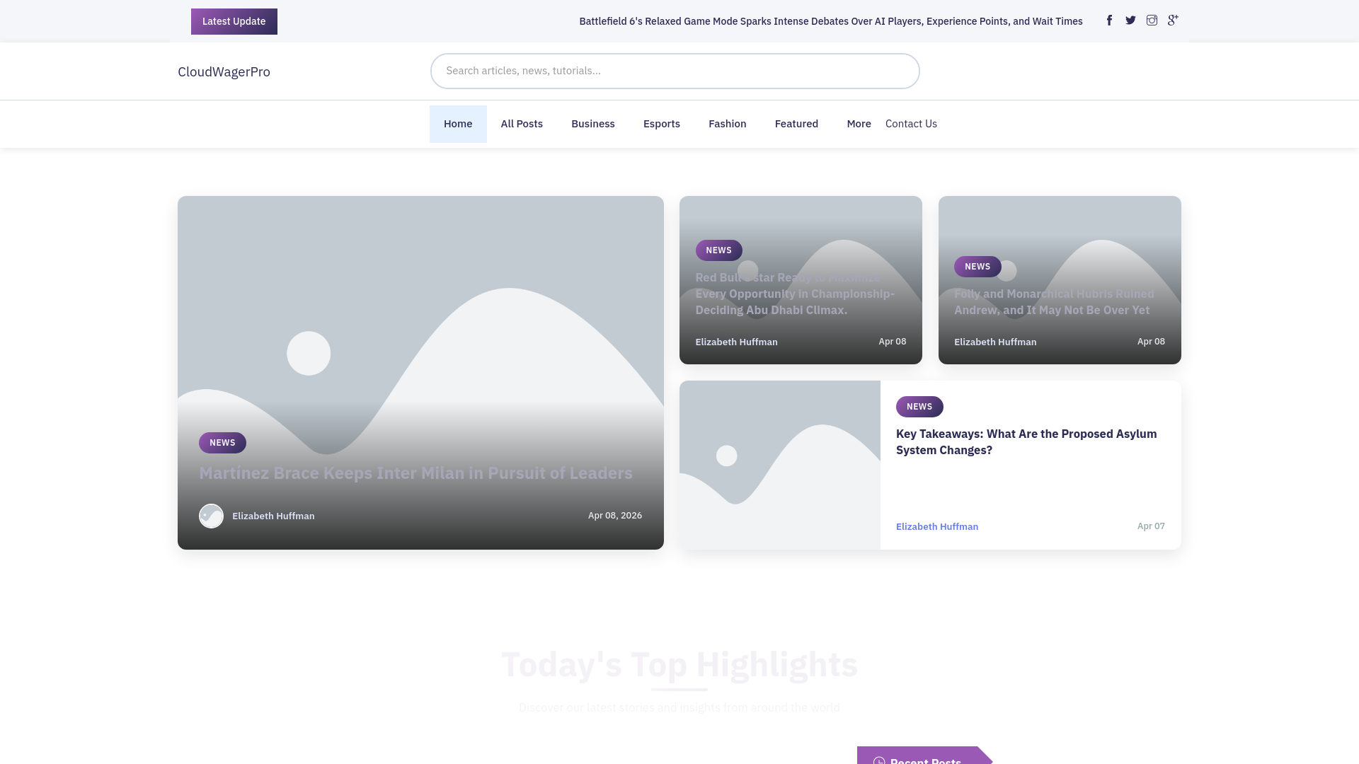website screenshot of https://cloudwagerpro.nl/