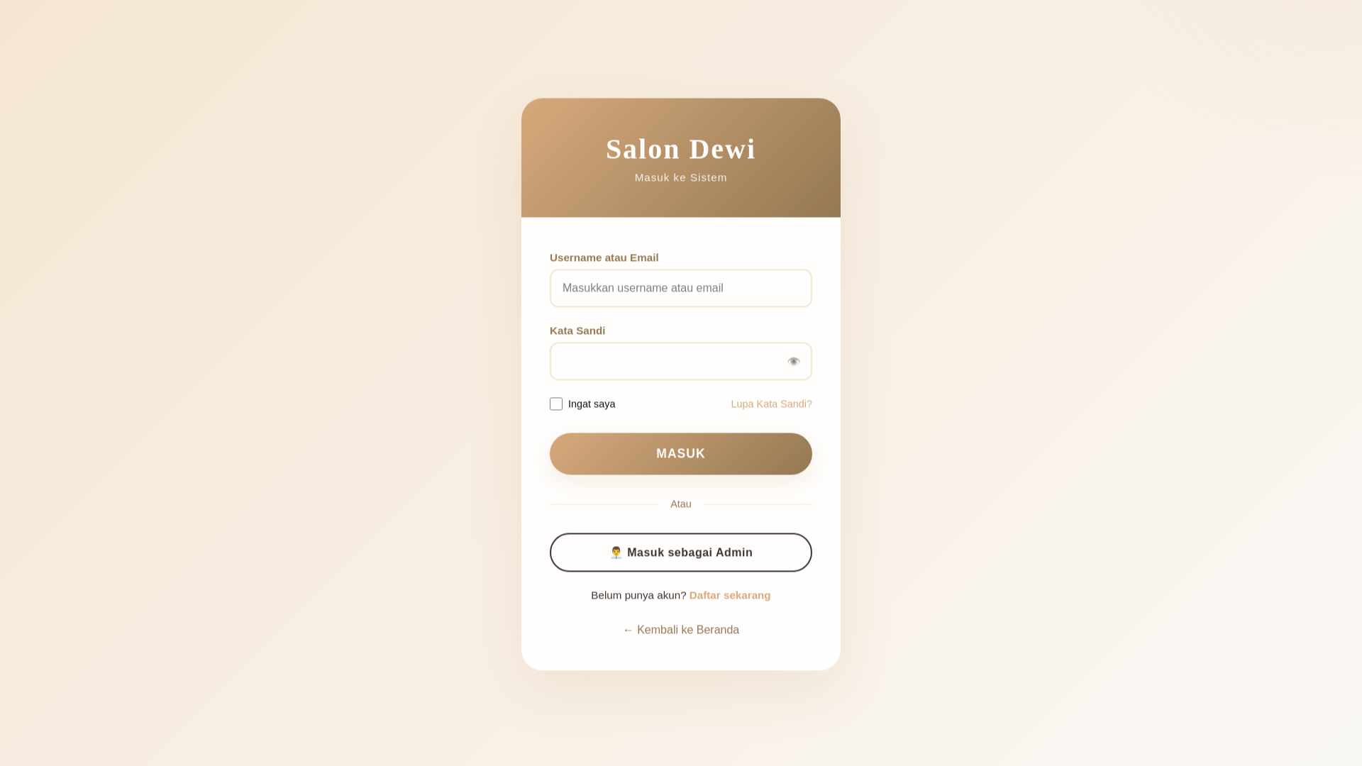 website screenshot of https://dewigriyakecantikan.my.id/